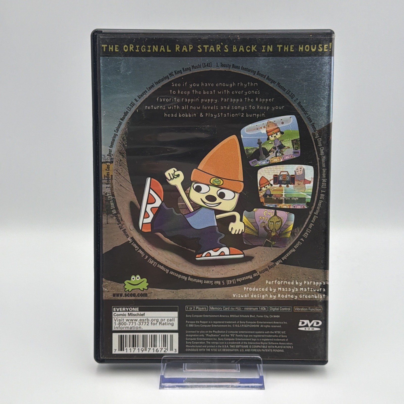 PaRappa the Rapper 2 Sony PlayStation 2, 2002, Complete in Box 🔥