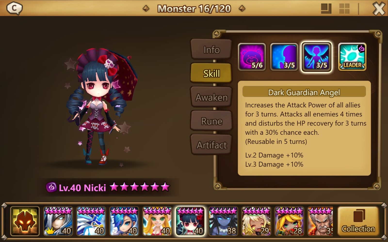 Summoners Wars nicki