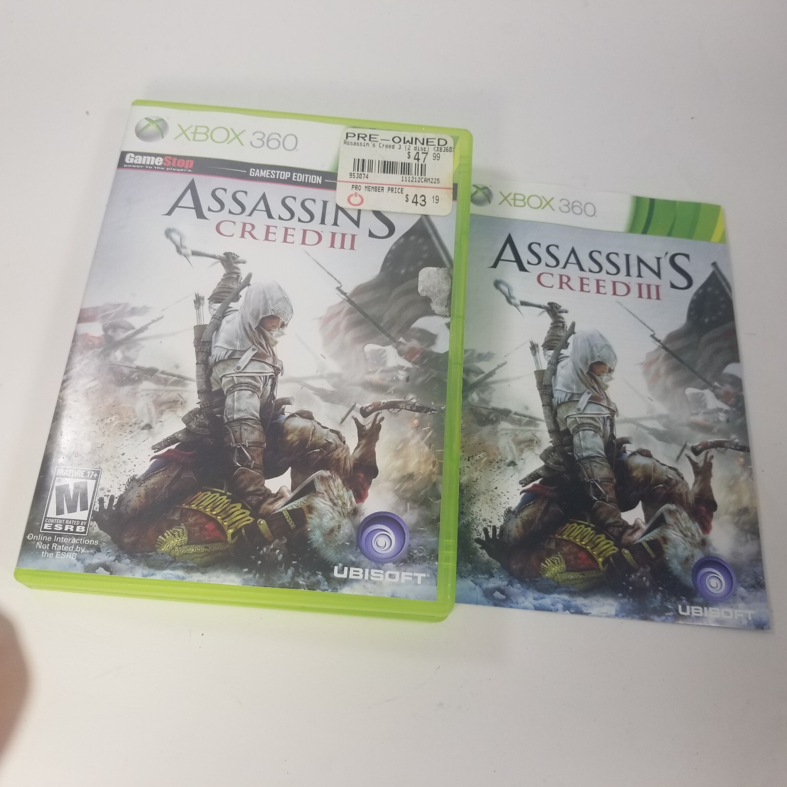 Assassin’s Creed III [Gamestop Edition] Xbox 360 – Authentic & Tested
