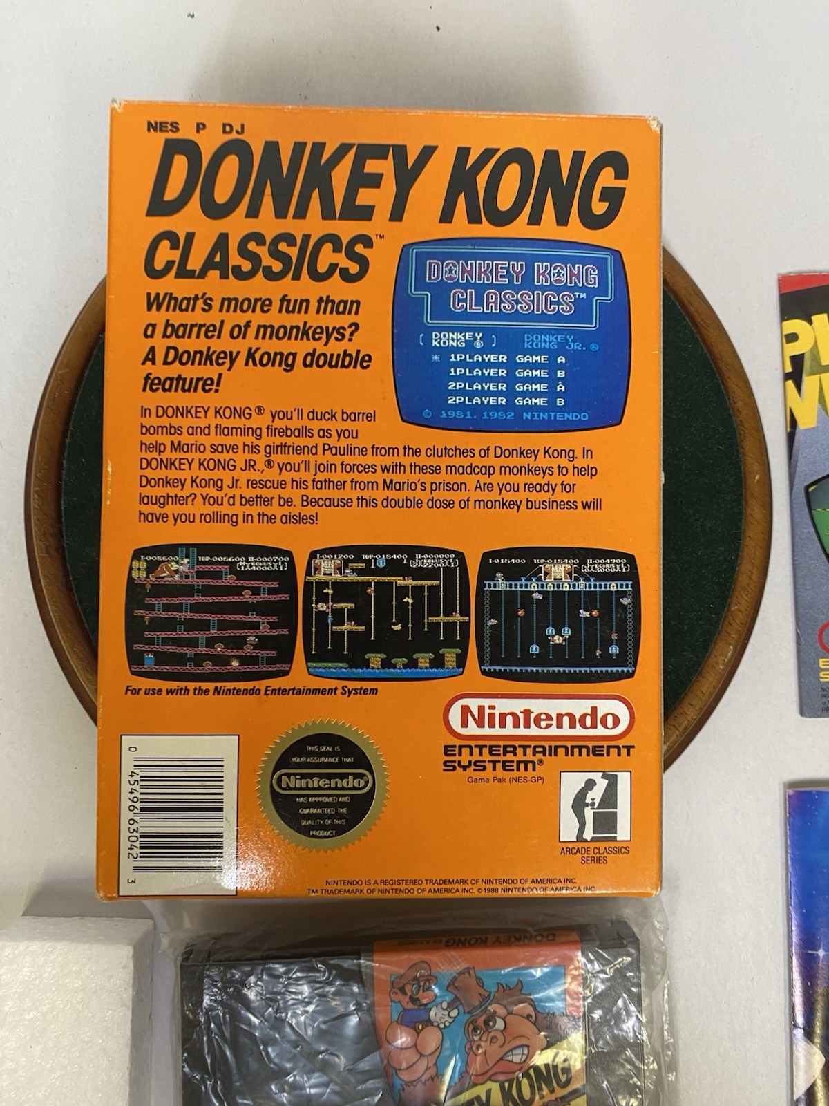 Nintendo Donkey Kong Classics (1988) CIB