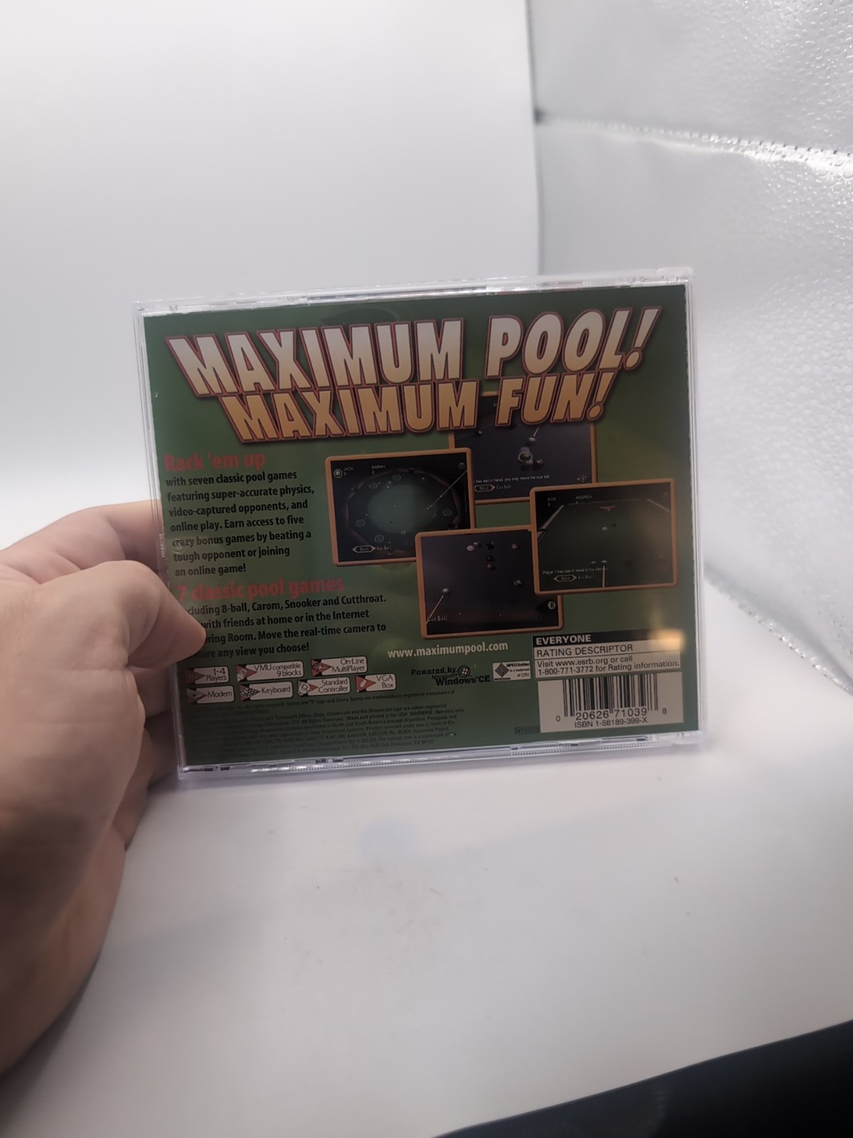 Maximum Pool Sega Dreamcast Complete in Box