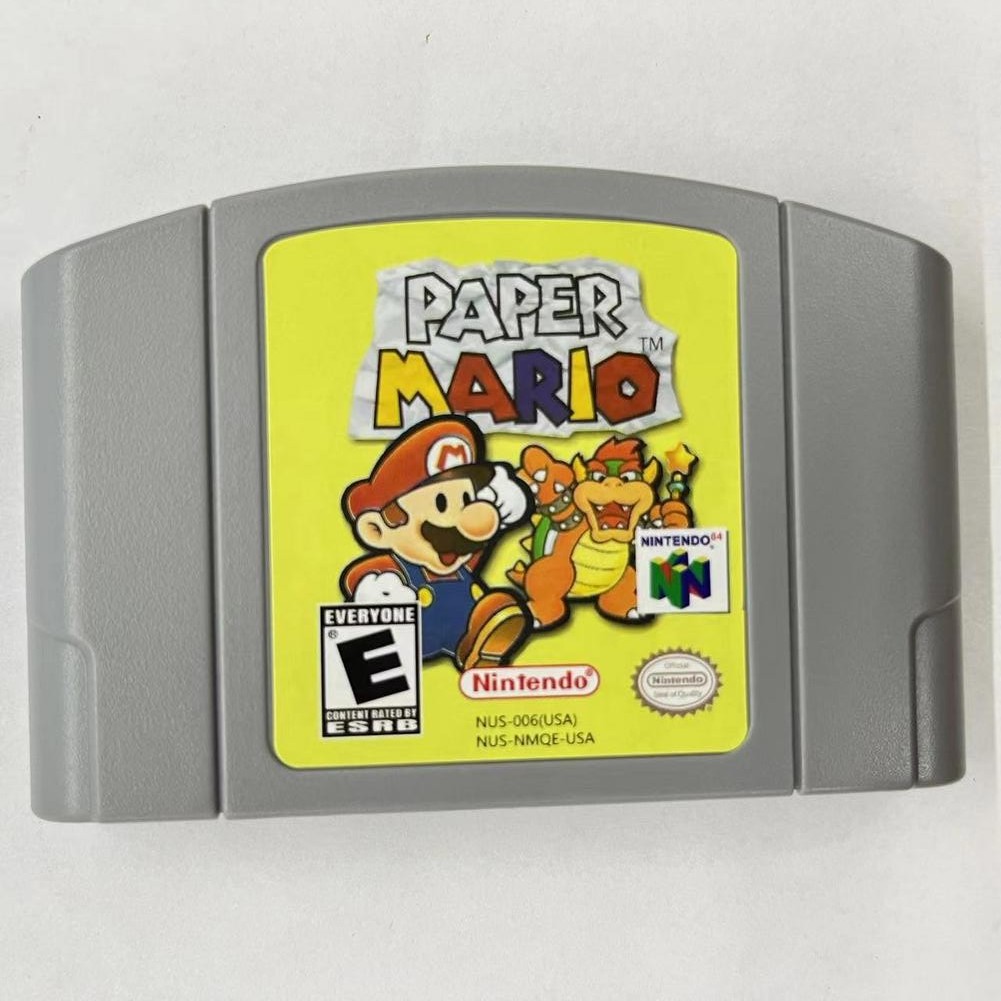 Paper Mario – Nintendo 64 (N64) Perfect addition Tested and working