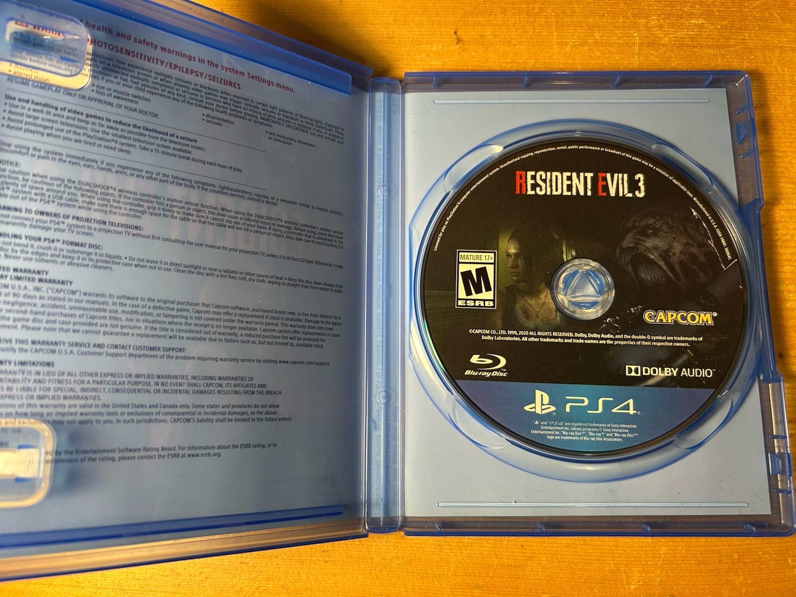 Resident Evil 3 Remake – Sony PlayStation 4 PS4 Tested Ships Free