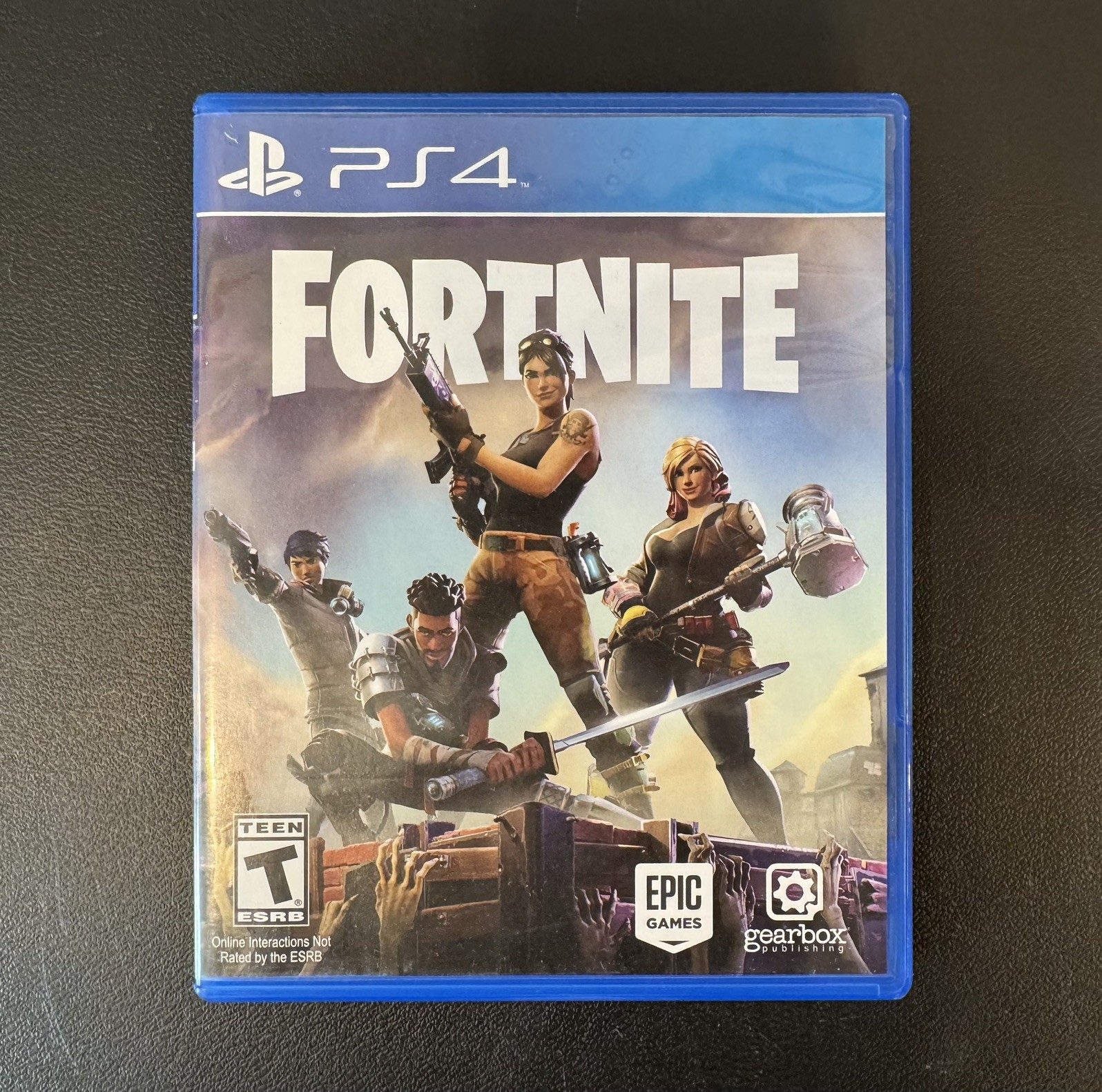 Fortnite (PS4, 2017) – Disc, Case, Original Inserts (already redeemed)