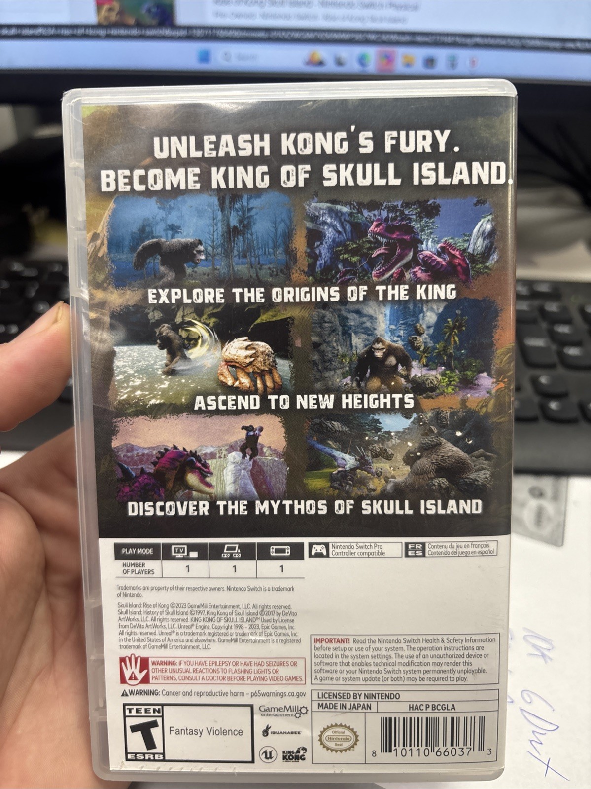 Rise of Kong Skull Island – Nintendo Switch