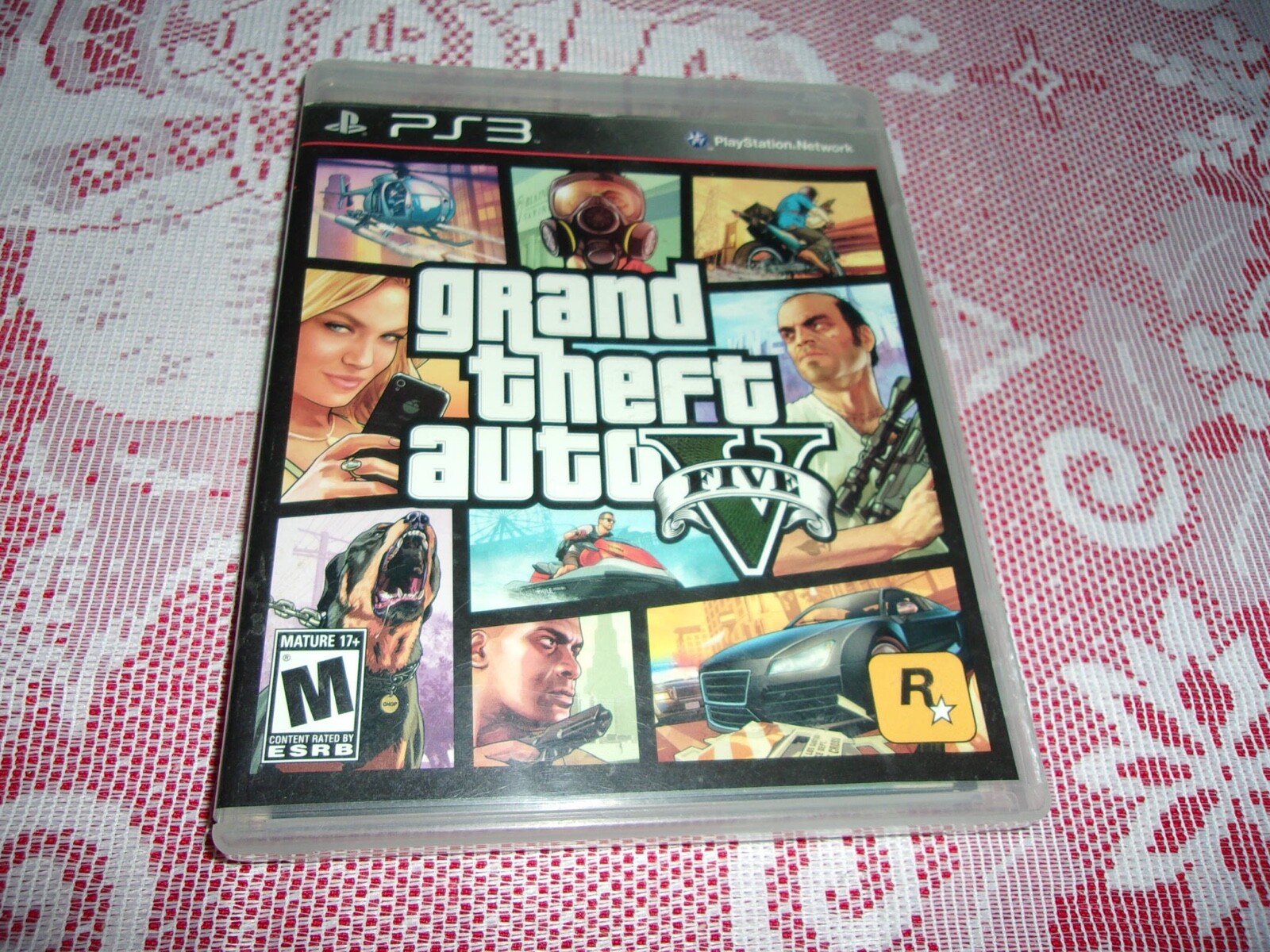 GRAND THEFT AUTO V 5 WITH MAP (Sony PlayStation 3, ) COMPLETE PS3