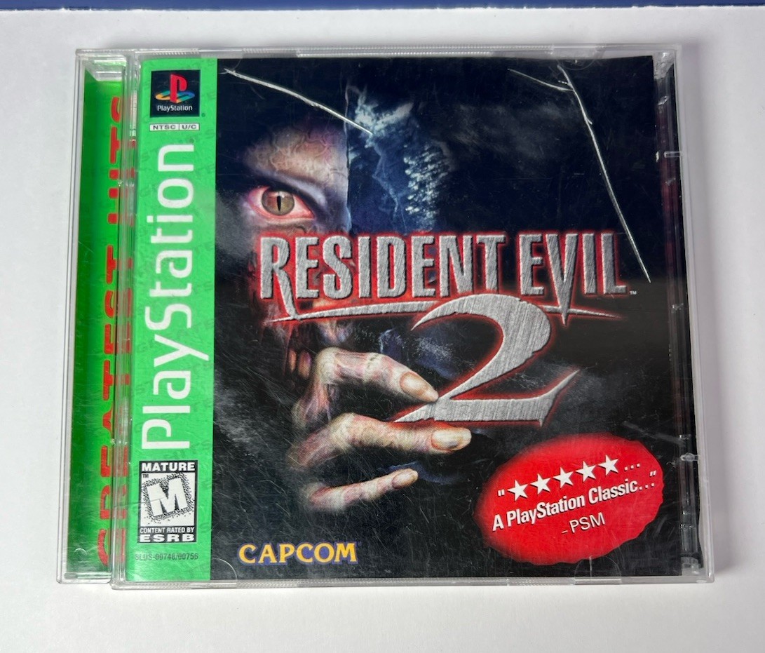 Resident Evil 2 (Sony PlayStation 1, 1998 Greatest Hits) PS1 CIB w/ Manual READ