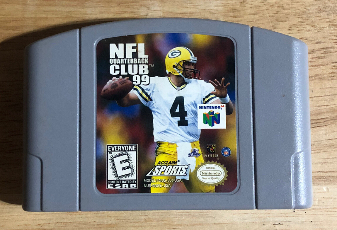 NFL Quarterback Club 99 Nintendo 64 N64 Genunine OEM Authentic