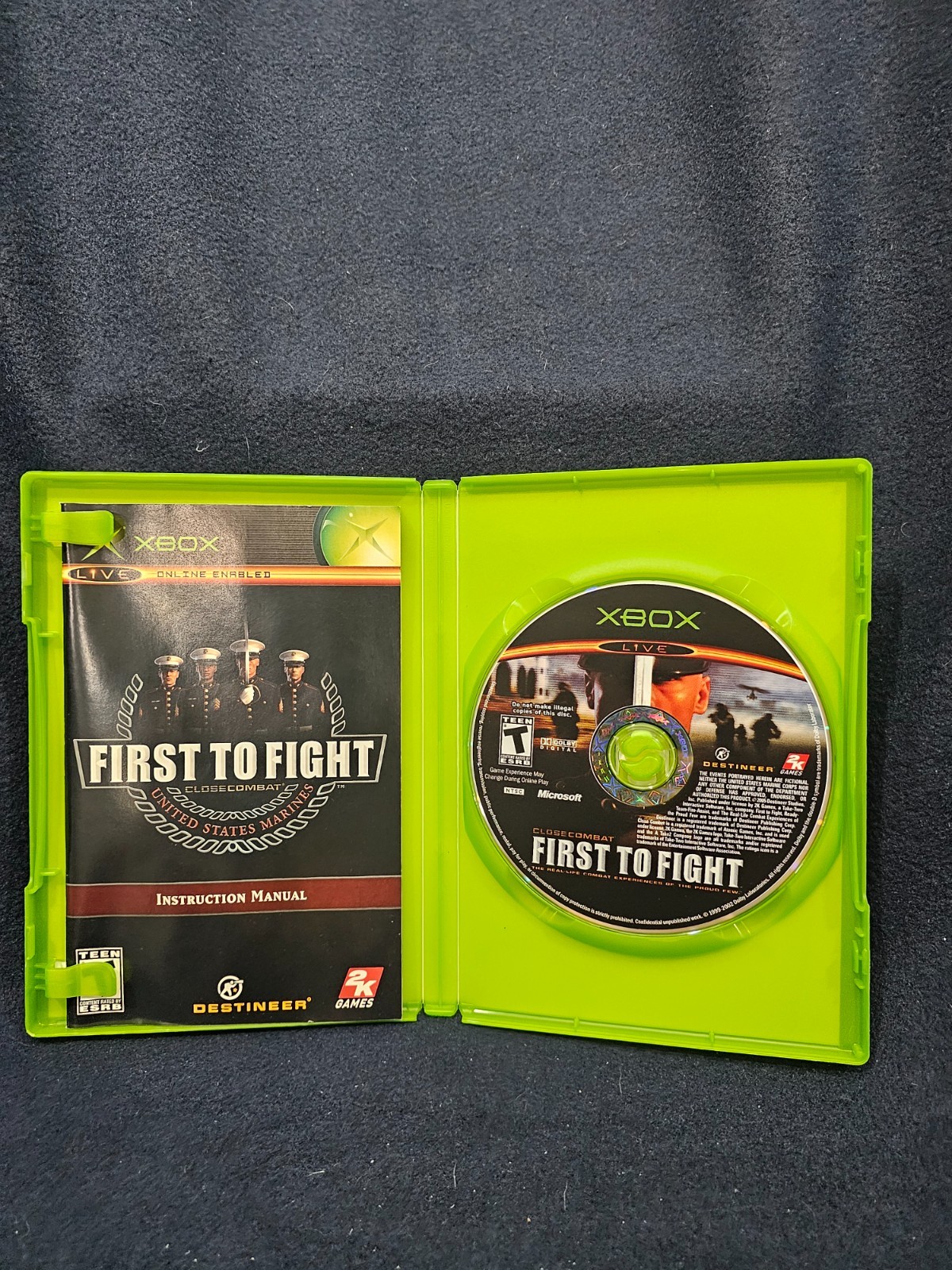 Close Combat: First to Fight (Microsoft Xbox, 2005) – Tested & Working