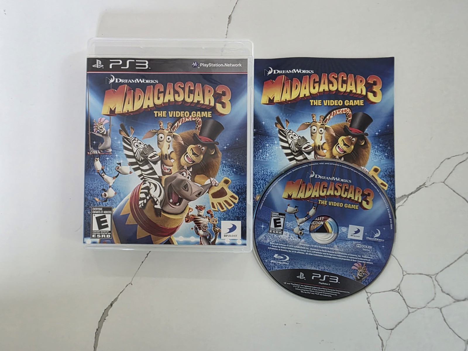Madagascar 3: The Video Game Sony PlayStation 3 PS3 Game Complete!