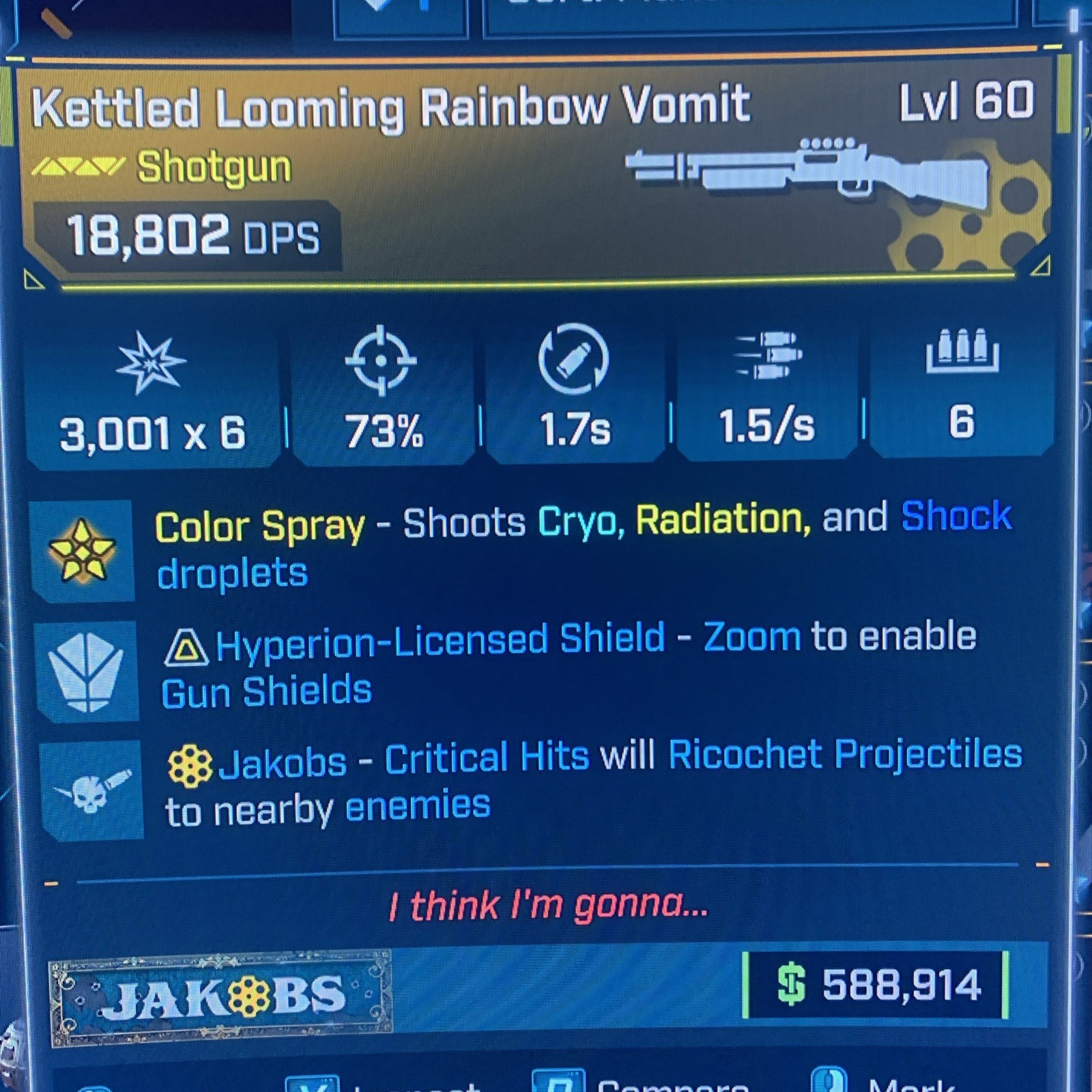 Borderlands 4⭐️LVL 60 GOD ROLL RAINBOW VOMIT MAX DMG JAKOBS⭐️All PLATFORM