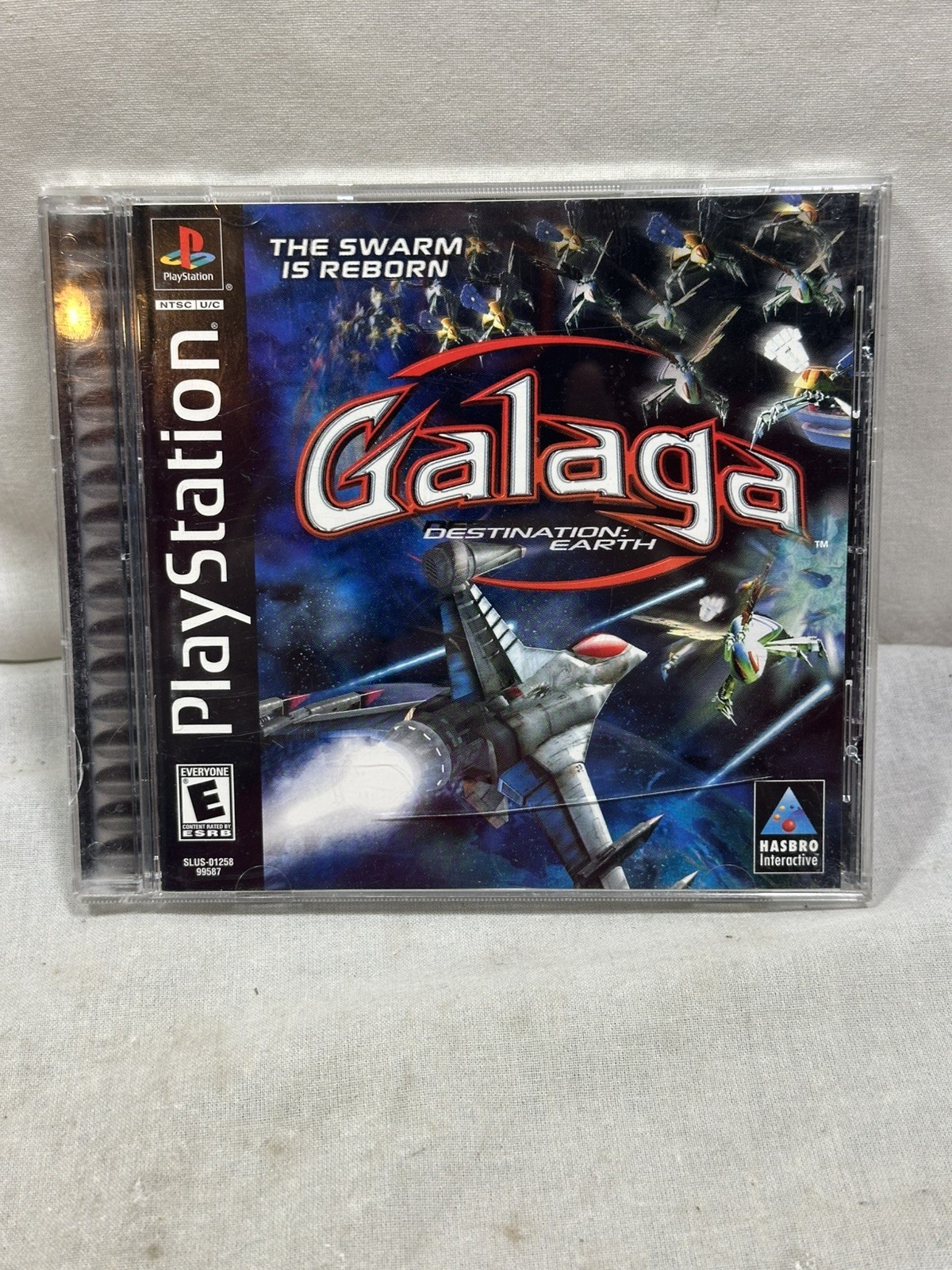 Galaga: Destination Earth (Sony PlayStation 1, 2000) Complete and Tested