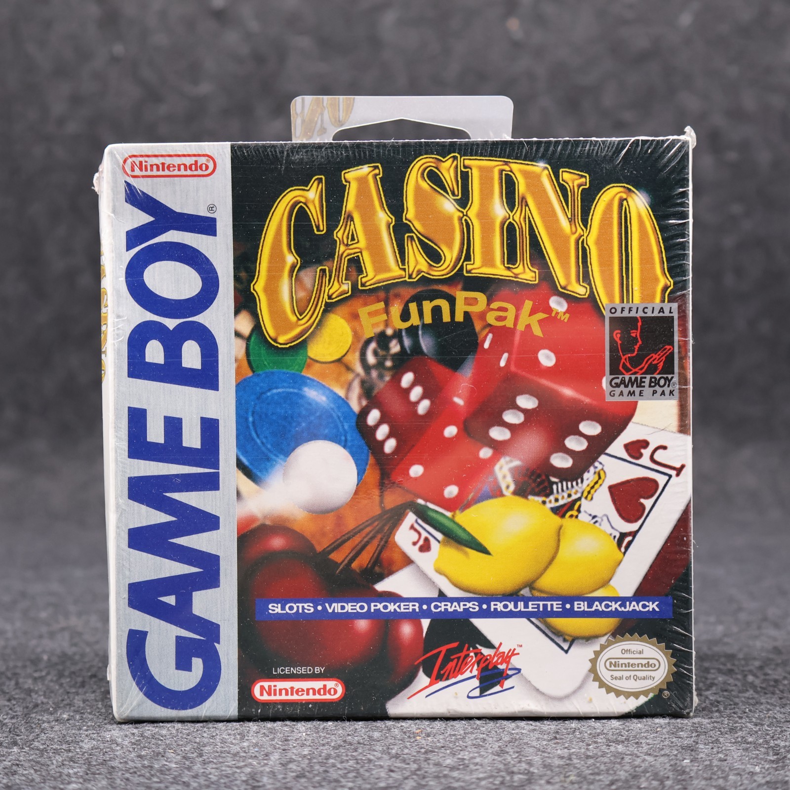 Casino FunPak (GameBoy) New sealed W/Hangtab