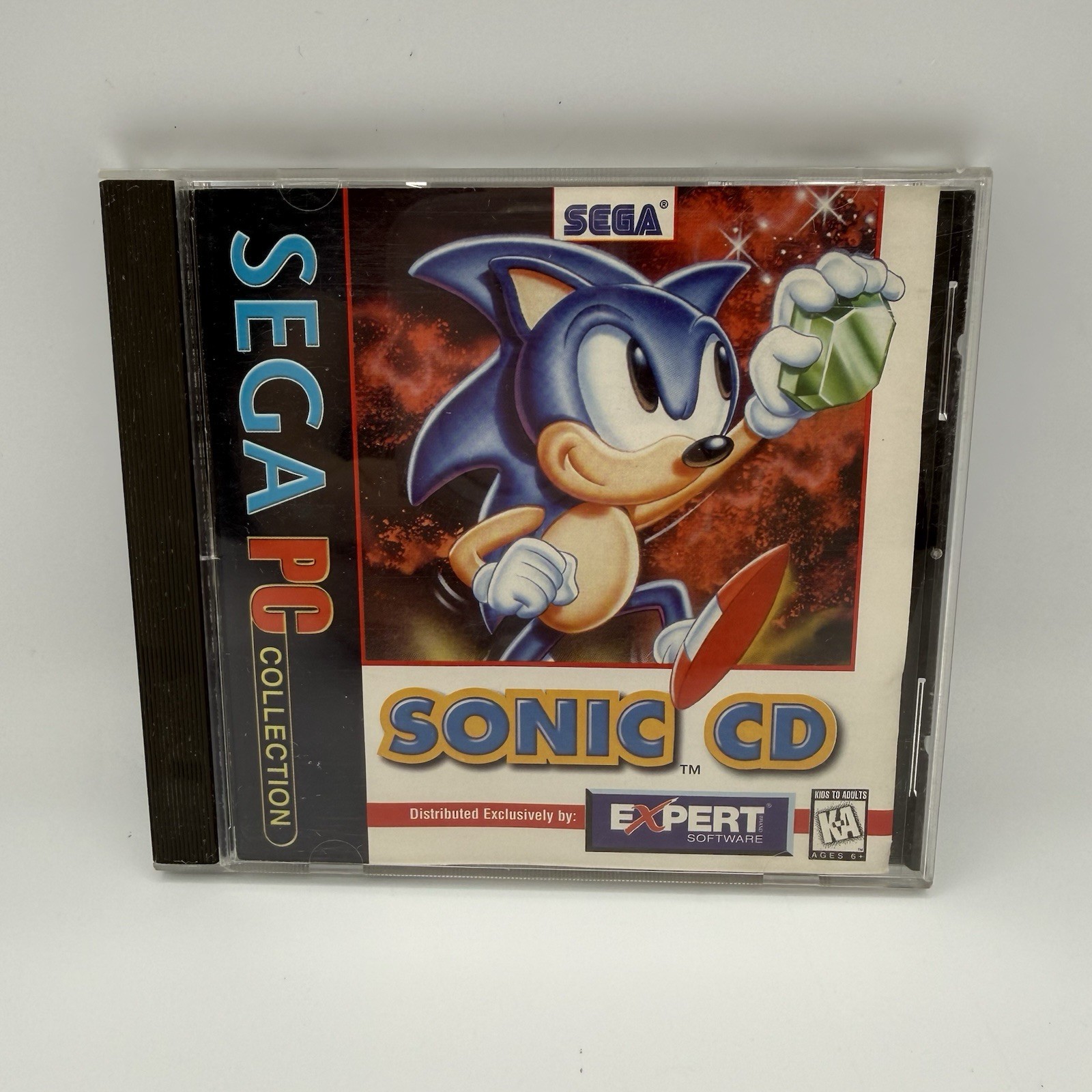Vintage Sonic CD (Windows PC CD-Rom 1998) Sega PC Collection