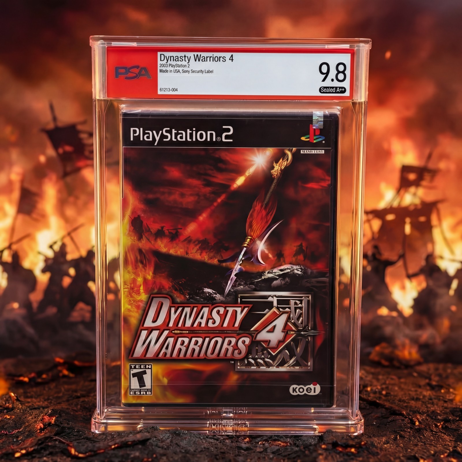 Dynasty Warriors 4 • PSA 9.8 A++ • 1st Print • Pop 1 • PlayStation 2