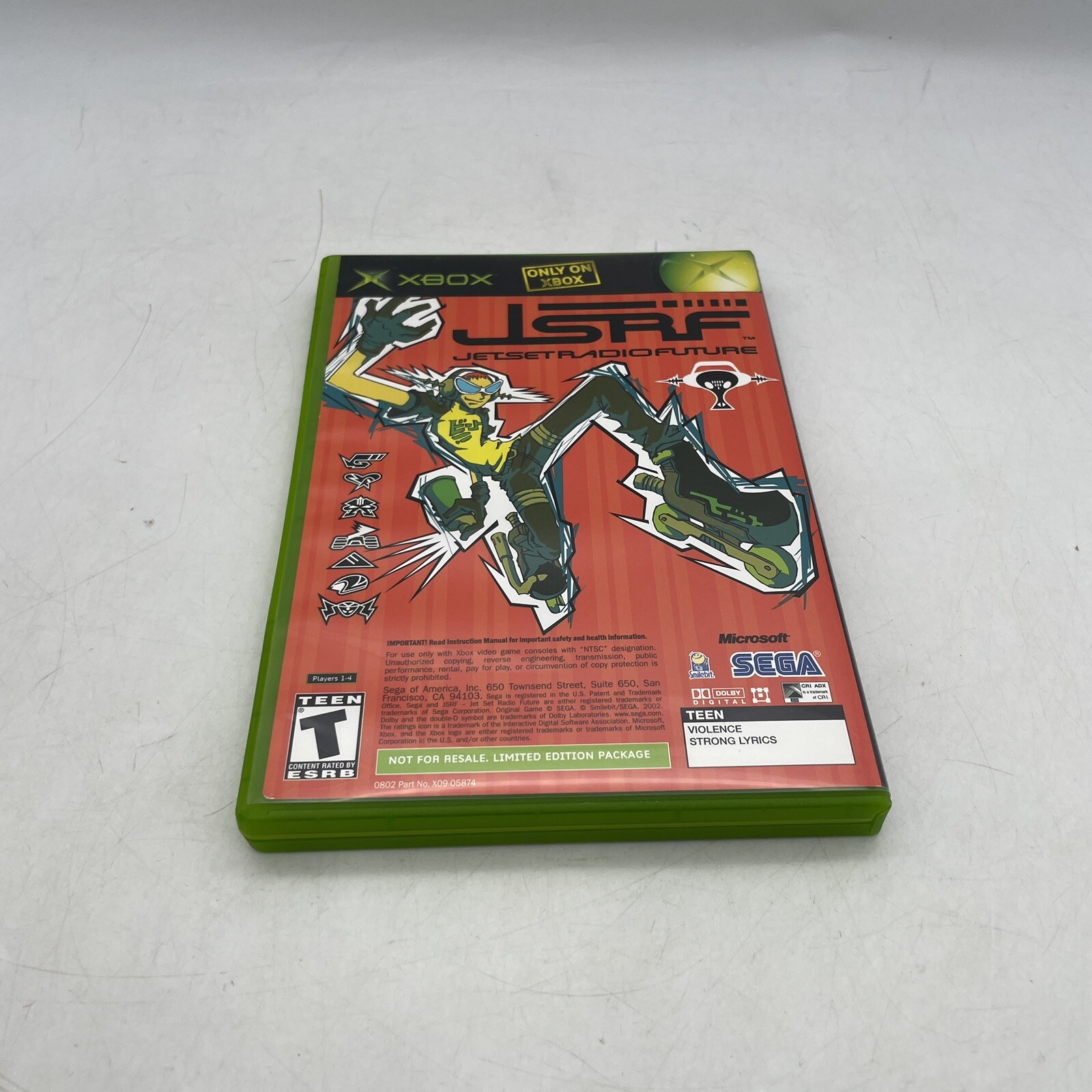 JSRF Jet Set Radio Future & Sega GT 2002 Xbox – Complete W/ Manuals CIB Tested