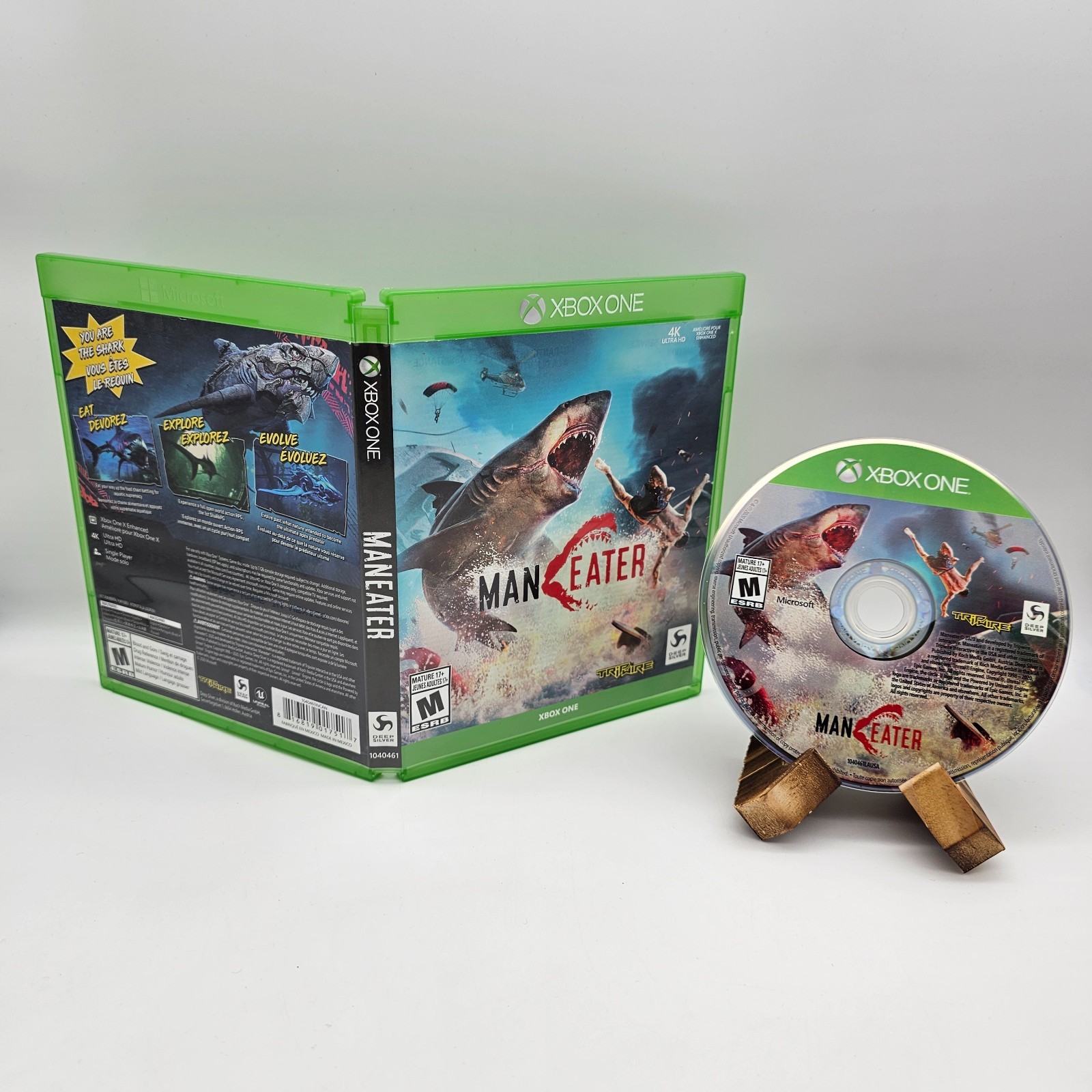 Maneater (Microsoft Xbox One, 2020) Disc and Case – No Manual