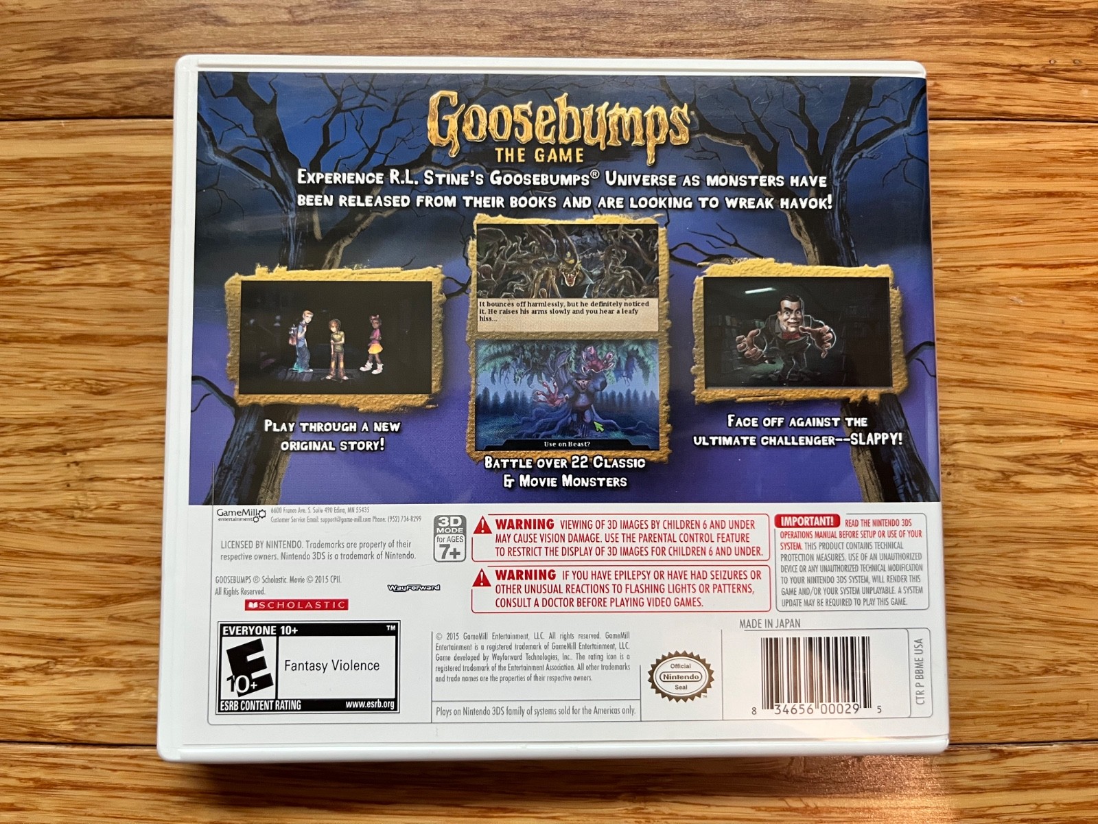 Goosebumps: The Game (Nintendo 3DS, 2015)