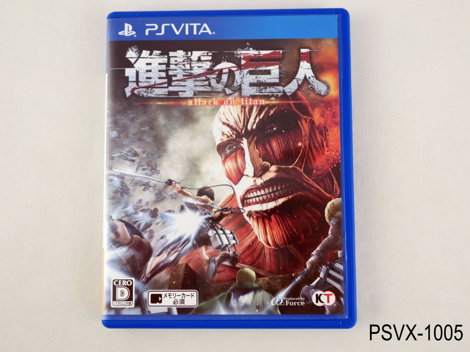 Shingeki no Kyojin Attack on Titan Vita JAPANESE VER Import JP Text US Seller