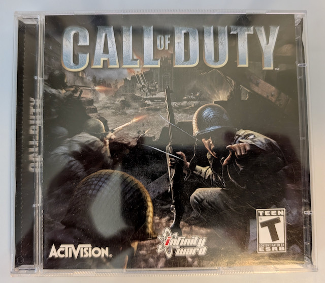 Call of Duty 1 PC CD-ROM 2003 Activision Infinity Ward Windows 98/2K/XP Untested