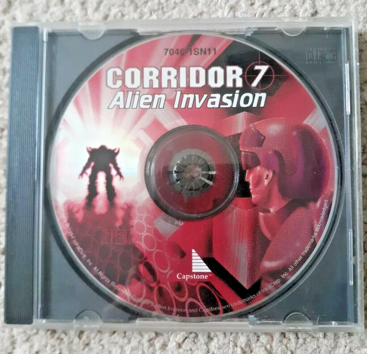 CORRIDOR 7 Alien Invasion Vintage 1994 Original Computer Game Disc Capstone RARE