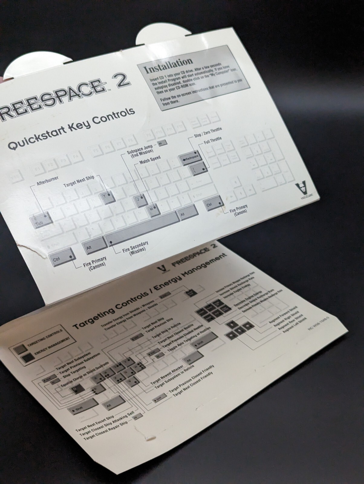 FreeSpace 2 PC RARE Big Box Very Good condition, missing disc 2