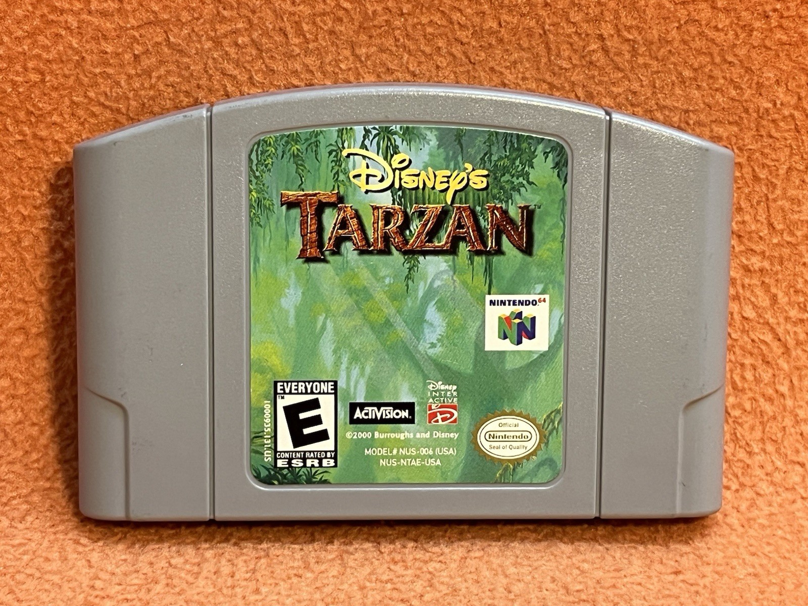 Disney’s Tarzan Nintendo 64 N64 Original Authentic Game!