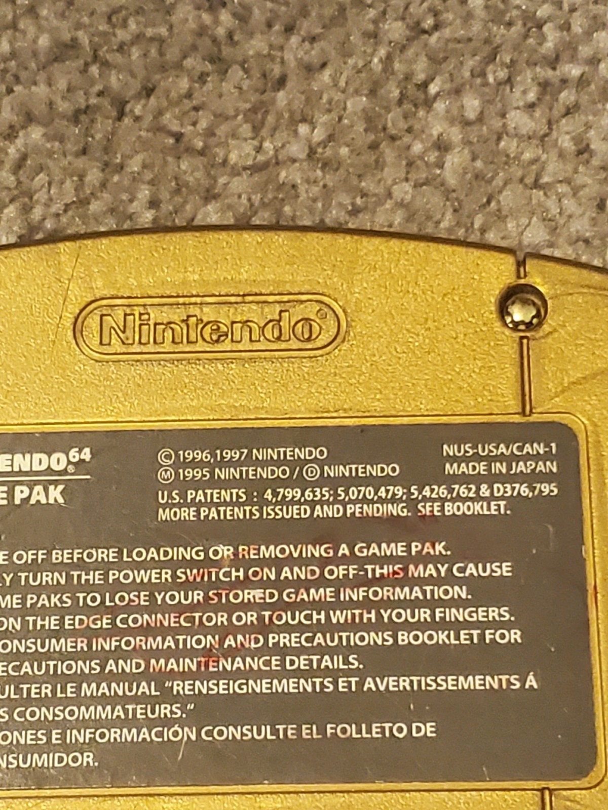 Zelda-Majora’s Mask – Nintendo 64 (N64) Authentic No Label