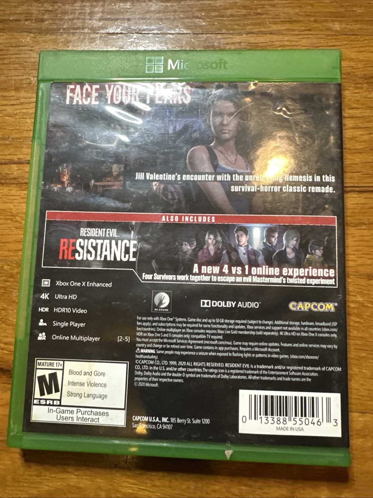 Resident Evil 3 Remake – Microsoft Xbox One