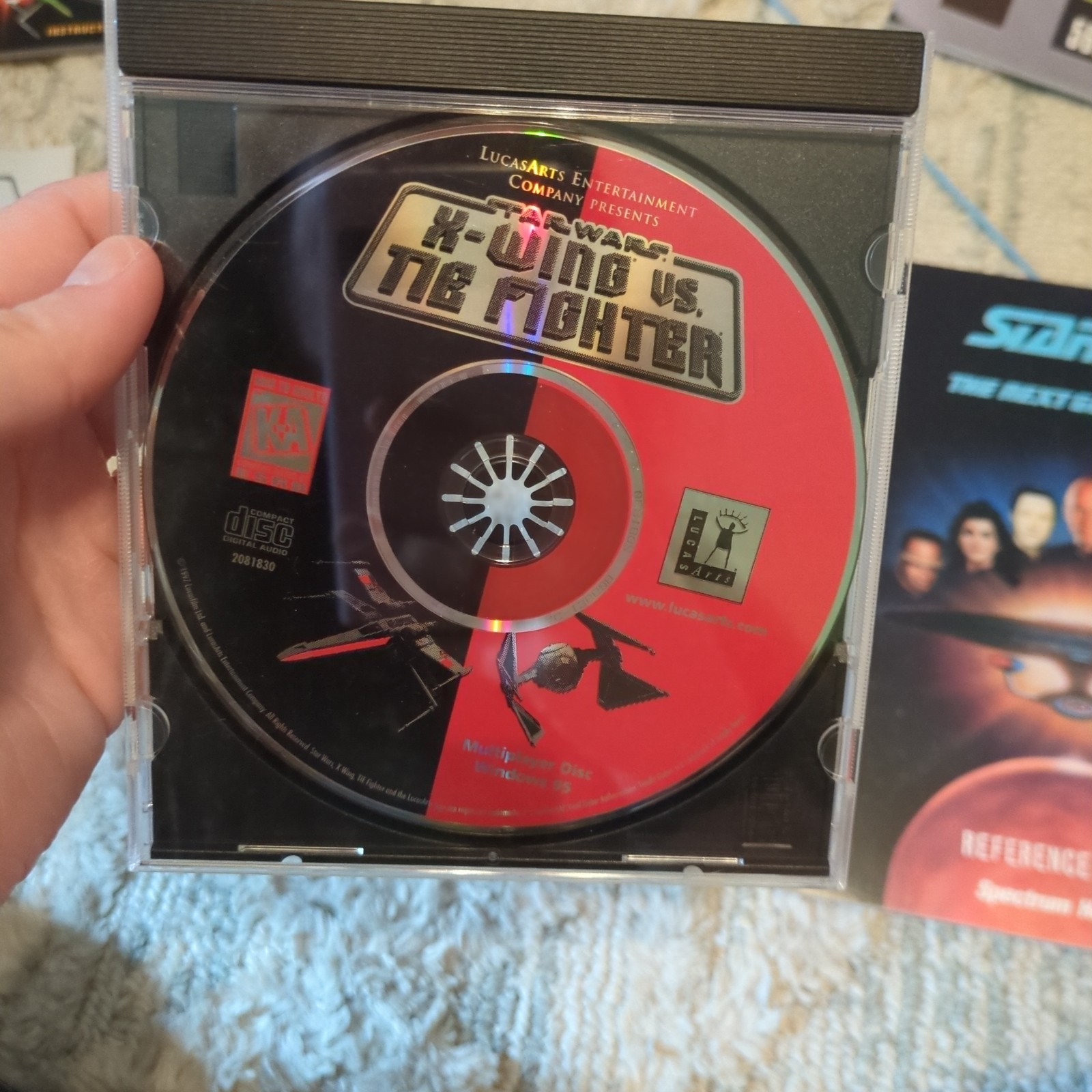 Star Wars: X-Wing vs. TIE Fighter 1997 PC CD-ROM WITH EXTRAS!!!