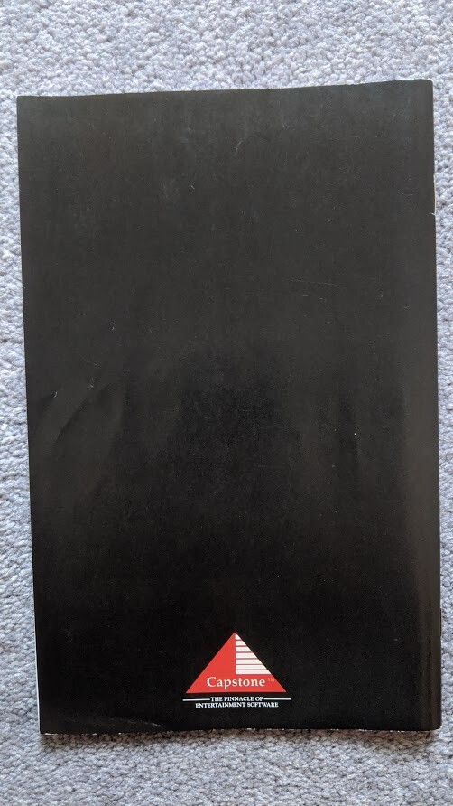 Manual Only Operation Body Count PC Game 1994 DOS Capstone Computer Rare Video