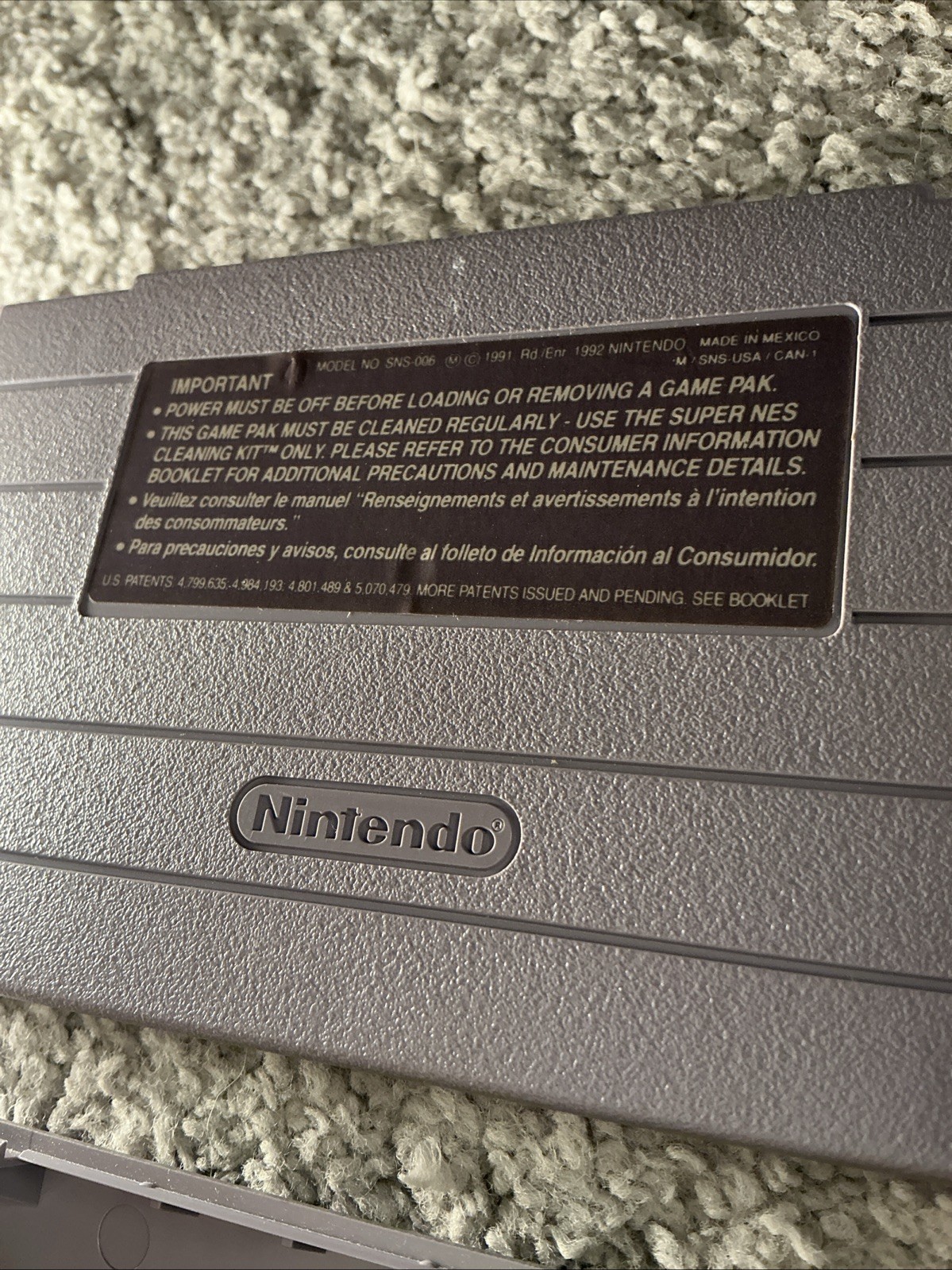 Chrono Trigger SNES Super Nintendo Authentic Video Game CIB – No Orange Poster