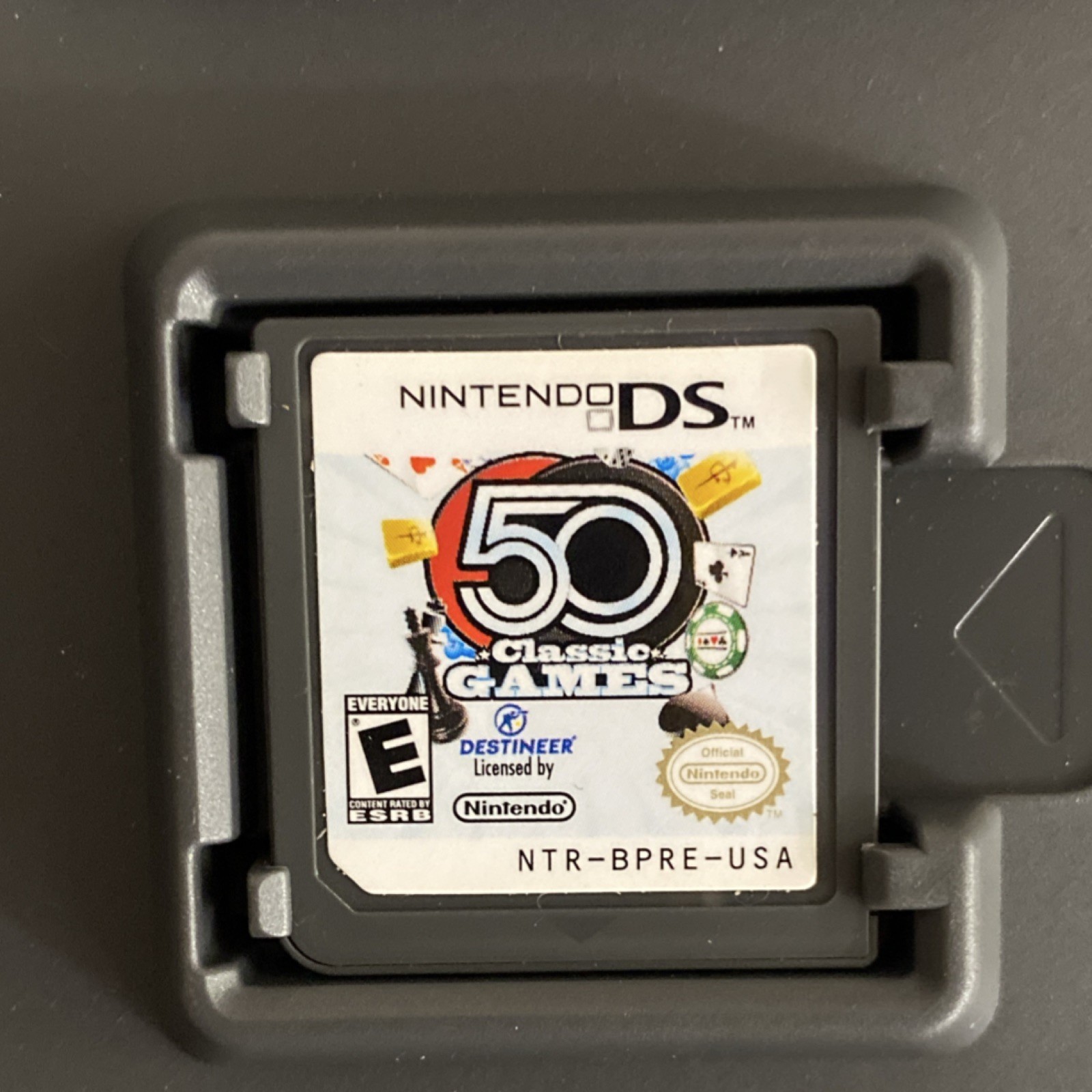 Destineer 50 Classic Games Nintendo DS Board Game Manual Included