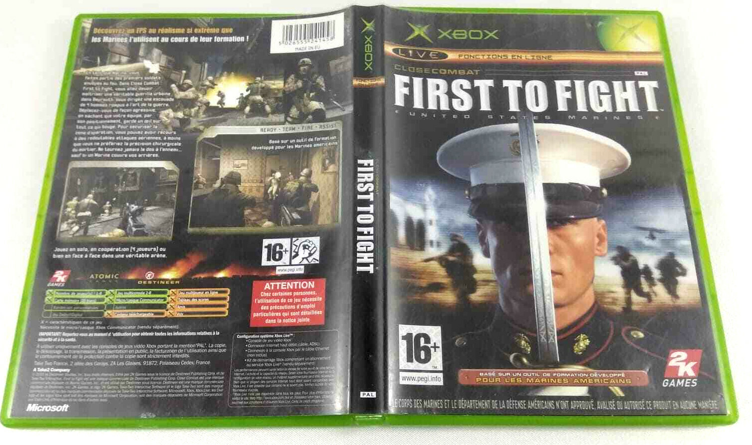 Xbox VF First to Fight No Game Only Empty Box Fast Shipping