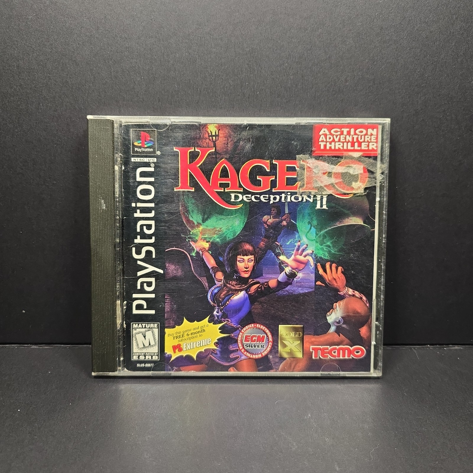 Kagero: Deception II (Sony PlayStation 1, 1998) Disc & Insert Only Free Shipping