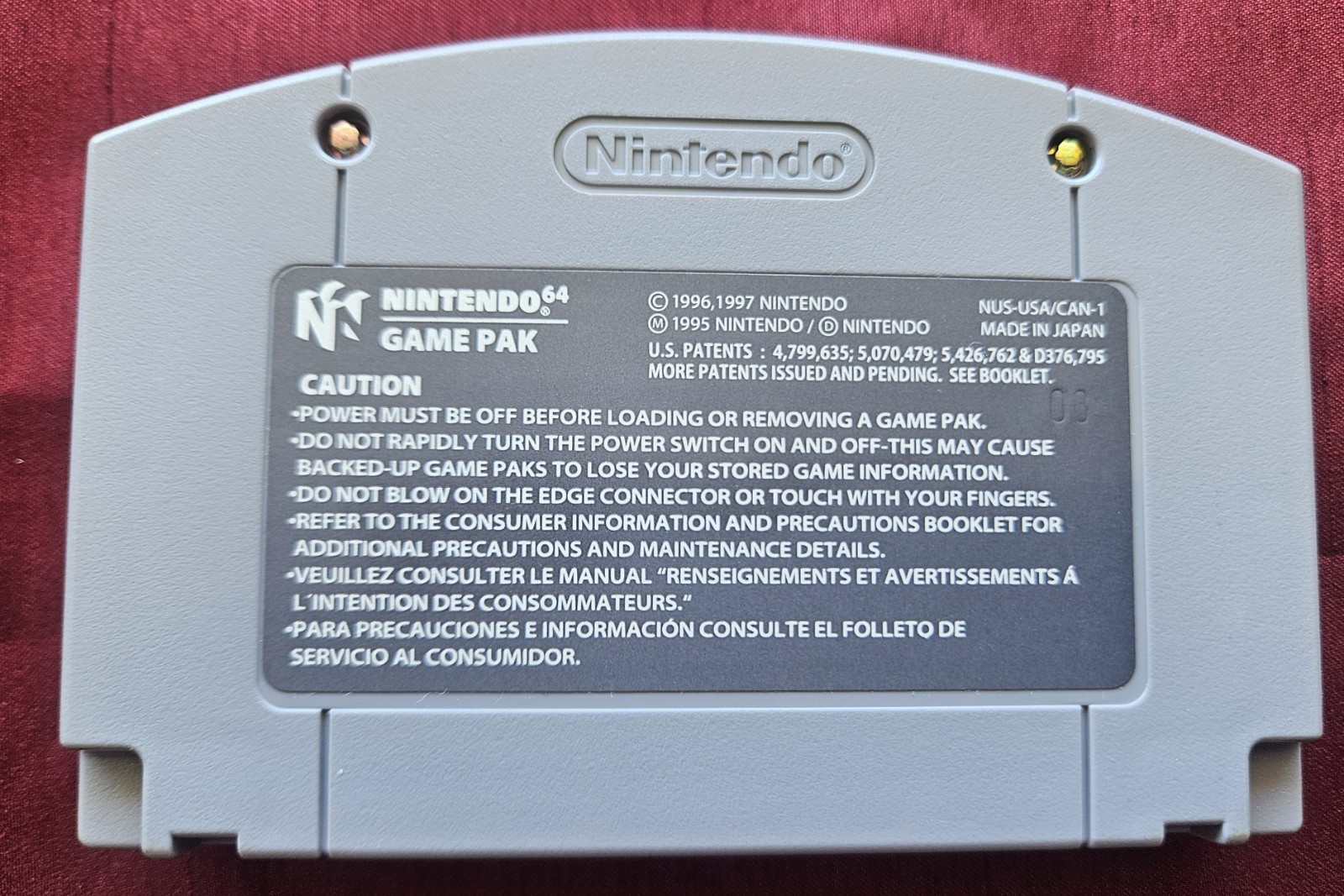 Banjo-Tooie Nintendo 64 N64 Video Game Cartridge Guide Rareware 1995 Collectible