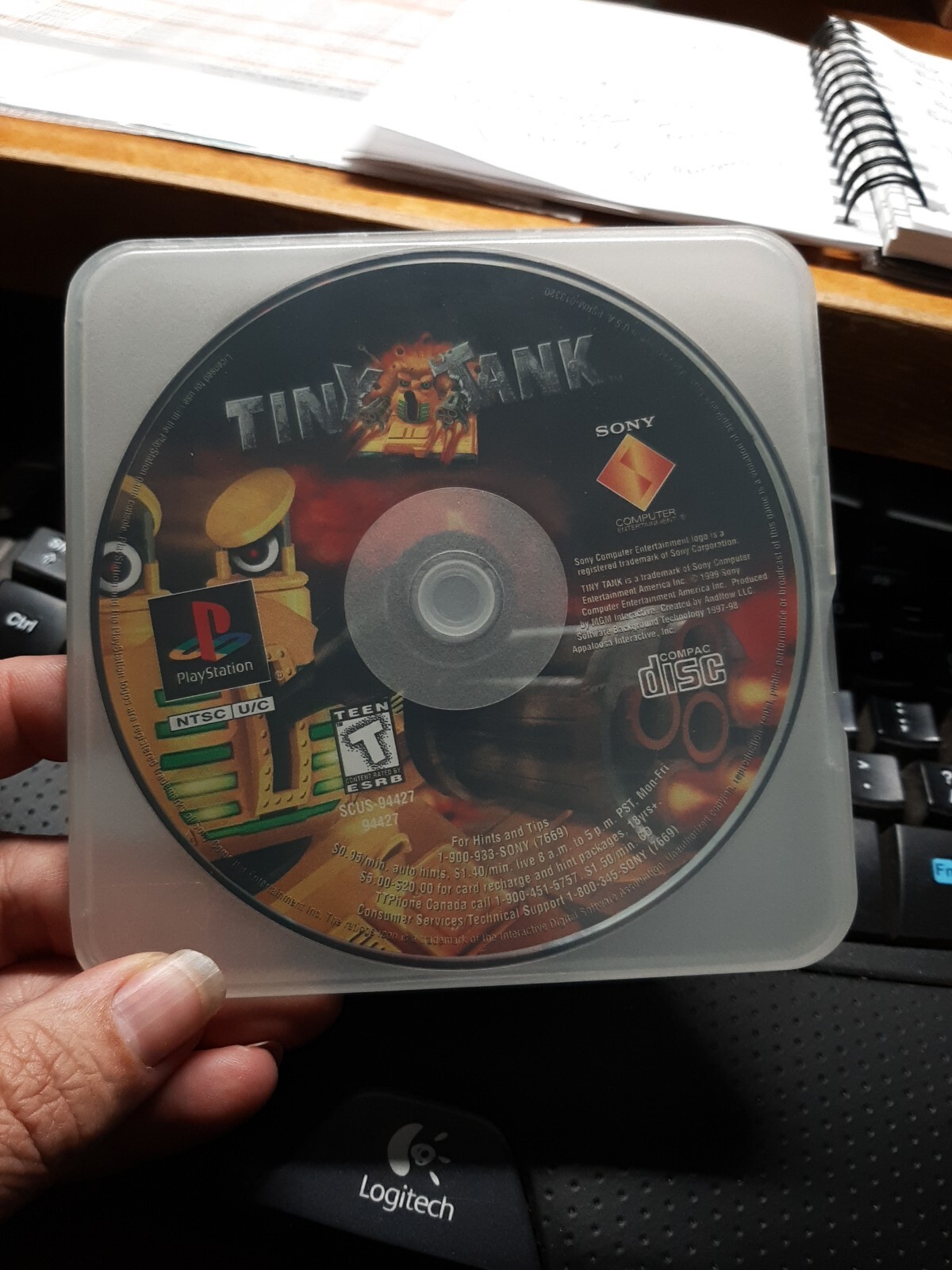 Tiny Tank (Sony PlayStation 1, 1998) PS1 Disc Only