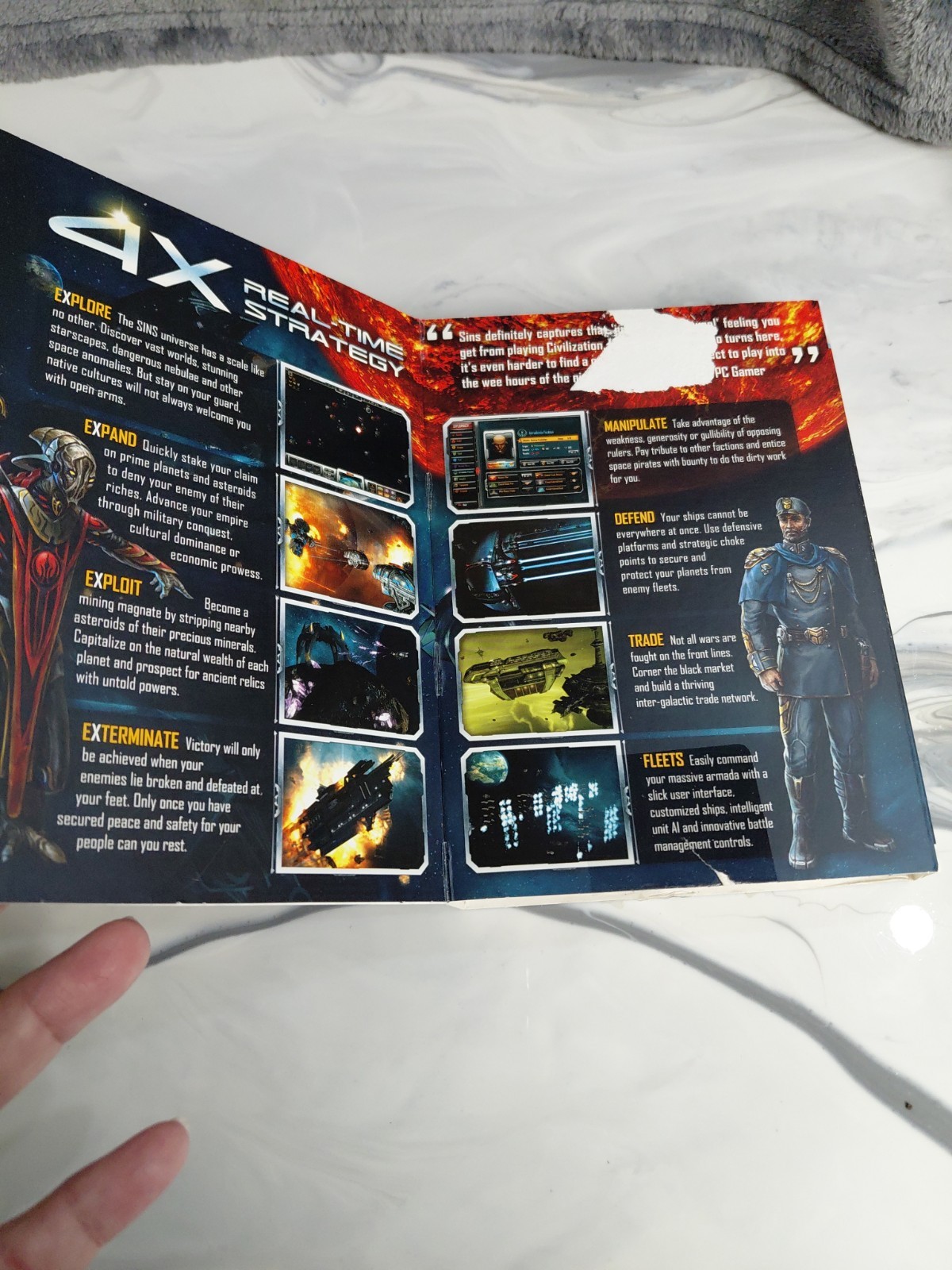Sins of a Solar Empire (PC, 2008) Windows Real Time Strategy RTS Complete A 11