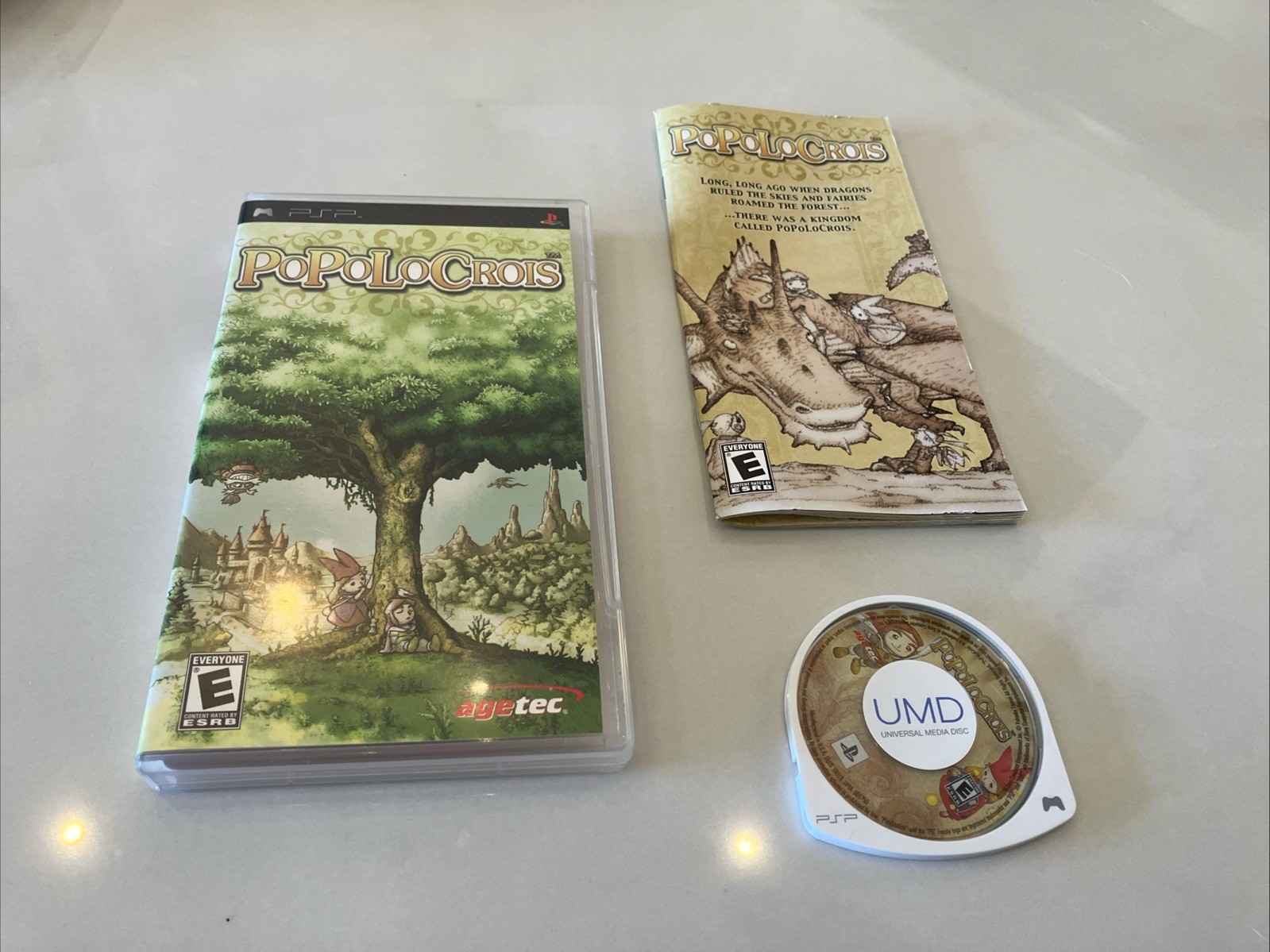 PoPoLoCrois Sony PSP 2005 CIB Complete with Manual Tested