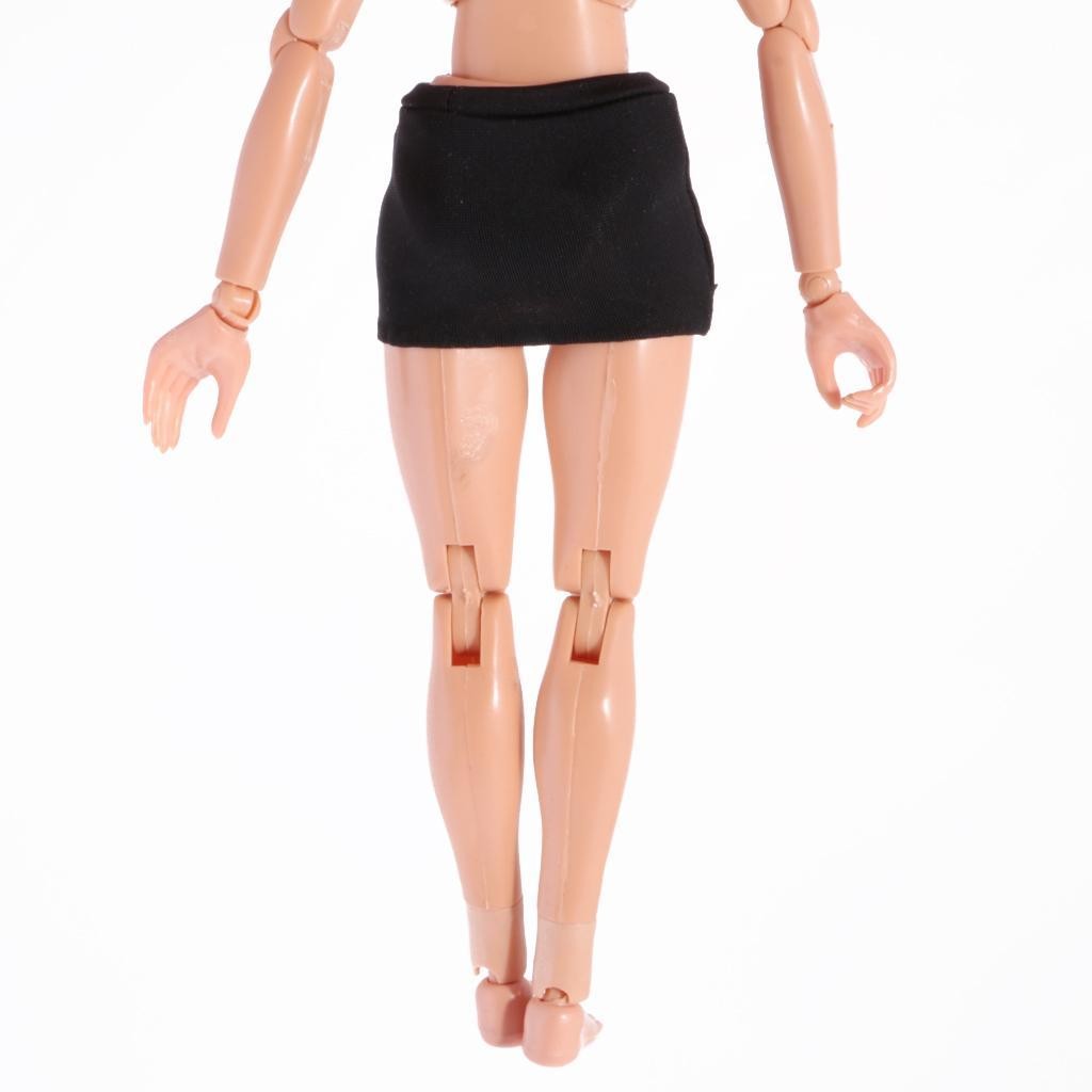 1:6th Black Miniskirt Short Dress Clothes for 12″ BBI HT Kumik Figure