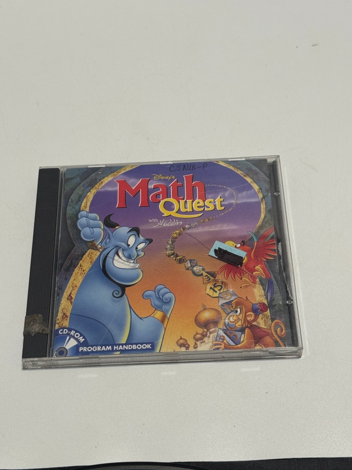 Disney’s Math Quest with Aladdin PC Windows Mac CD-ROM Educational Game