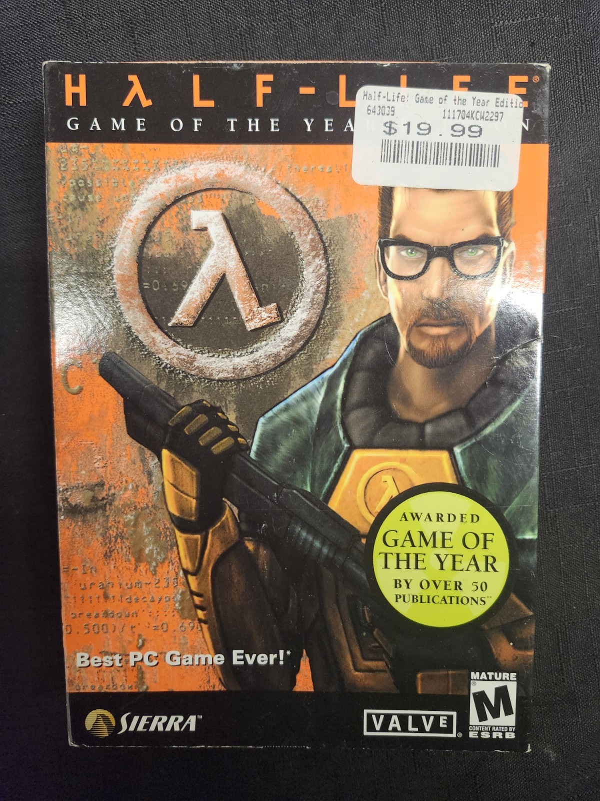 Half Life Game Of The Year Edition 1999 Sierra Valve Small Box PC