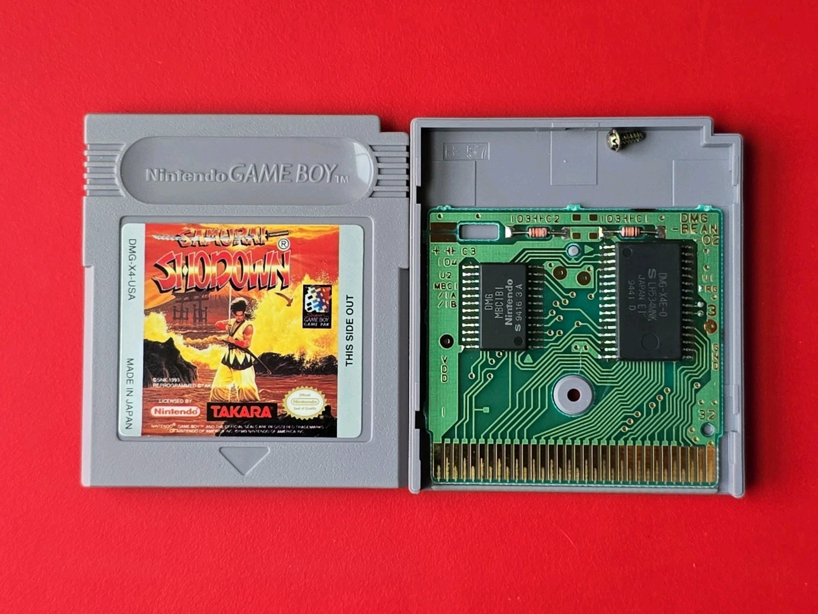 Samurai Shodown Game Boy Original Nintendo GB Martial Art Fighting Weapon Combat