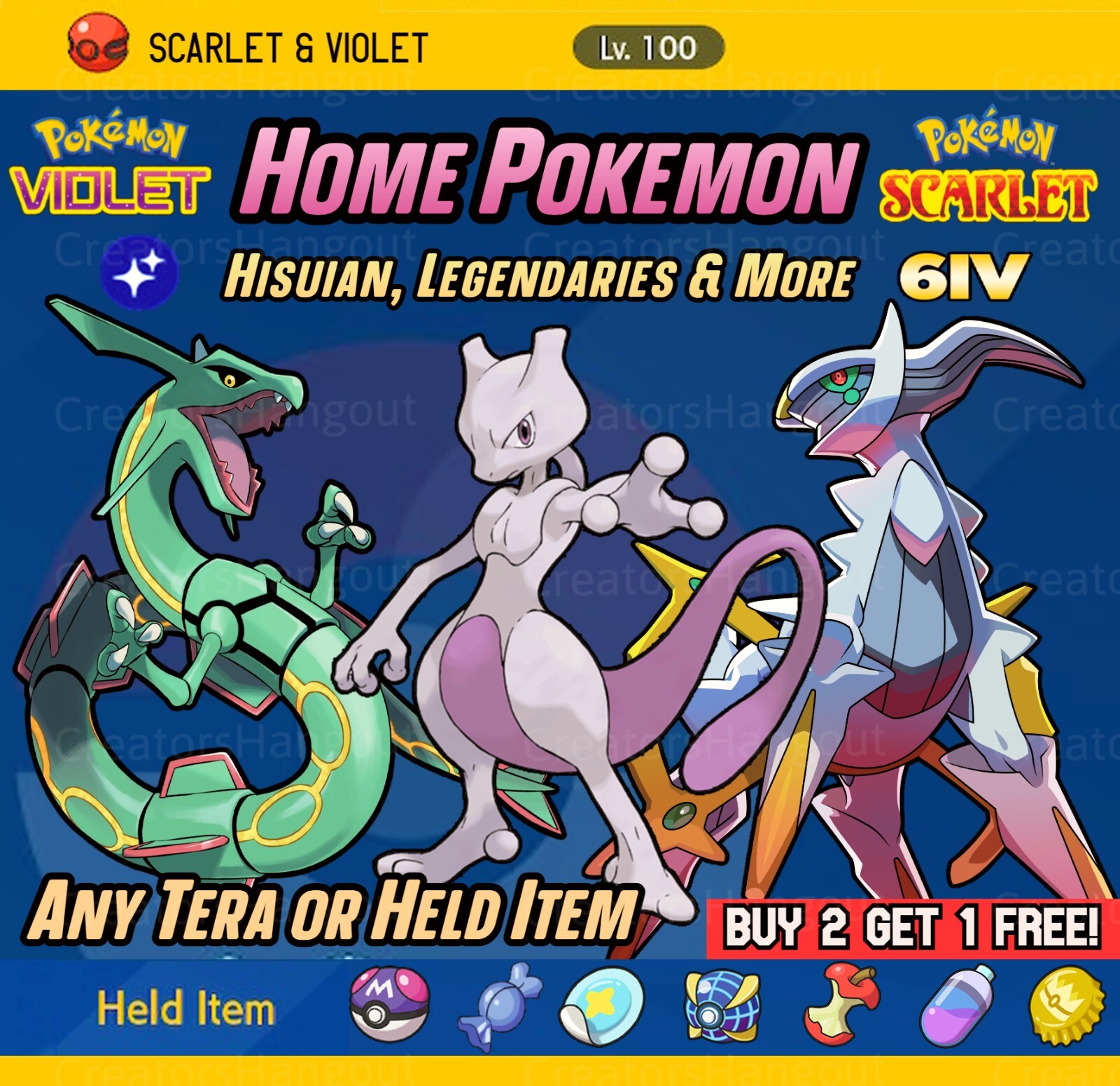 Pokémon Scarlet and Violet ⭐️ Pokemon Home ⭐️ New Releases ✨ Shiny 6IV & EVs