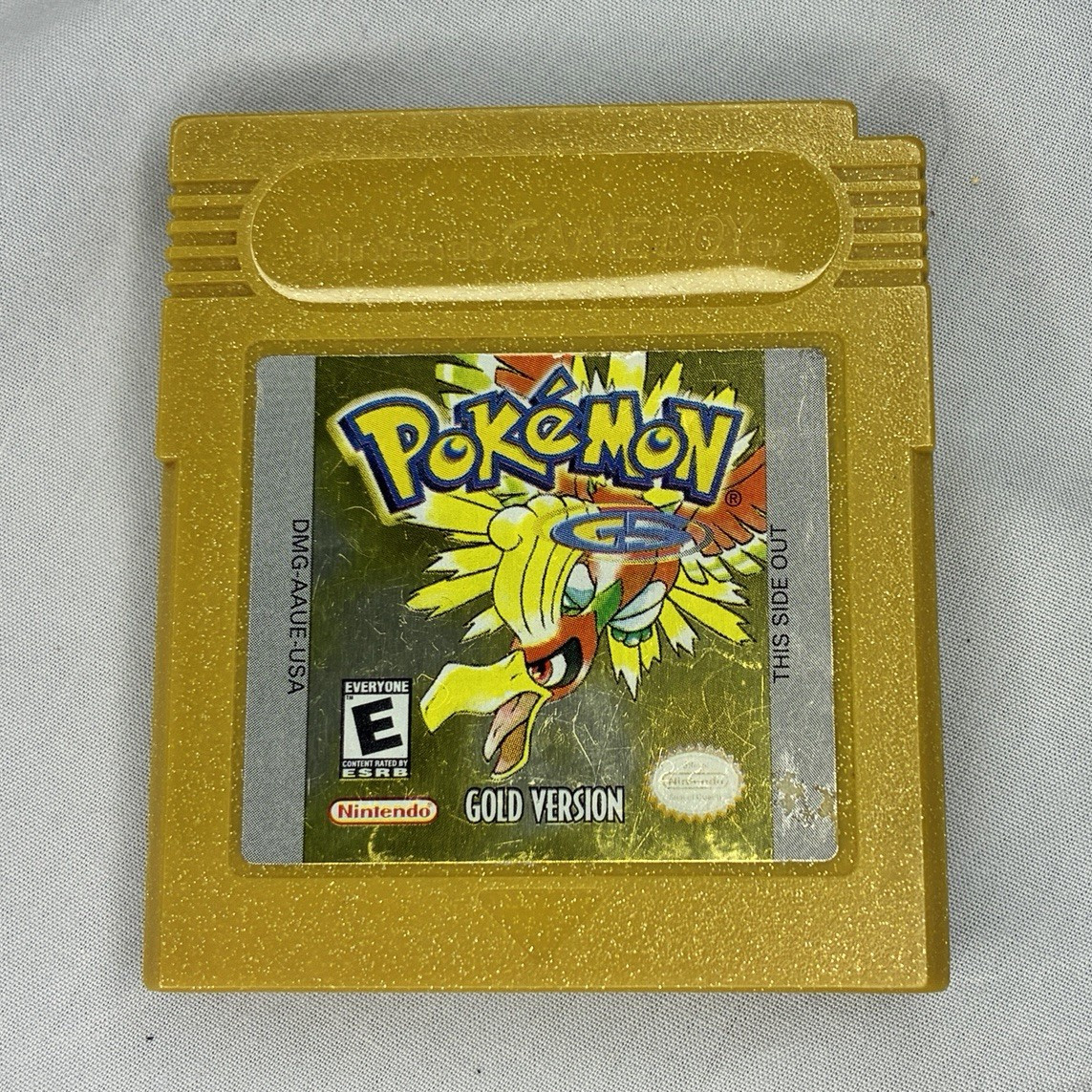 Nintendo Pokémon Gold Version Game Boy Color GBC Cartridge, E, NTSC-U/C