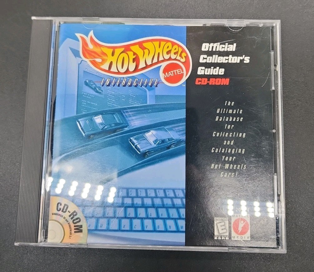 Hot Wheels Interactive Official Collector’s Guide CD-ROM 1998 Mattel Preowned