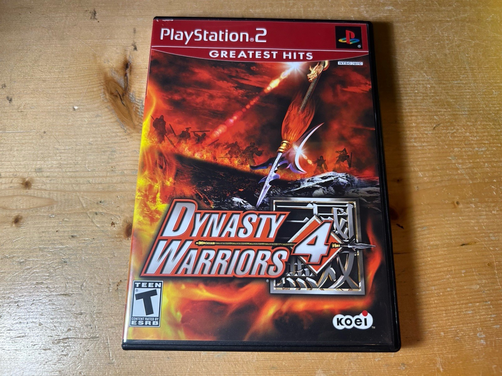 Dynasty Warriors 4 (Sony PlayStation 2, 2003) PS2 CIB W/ Registration Card
