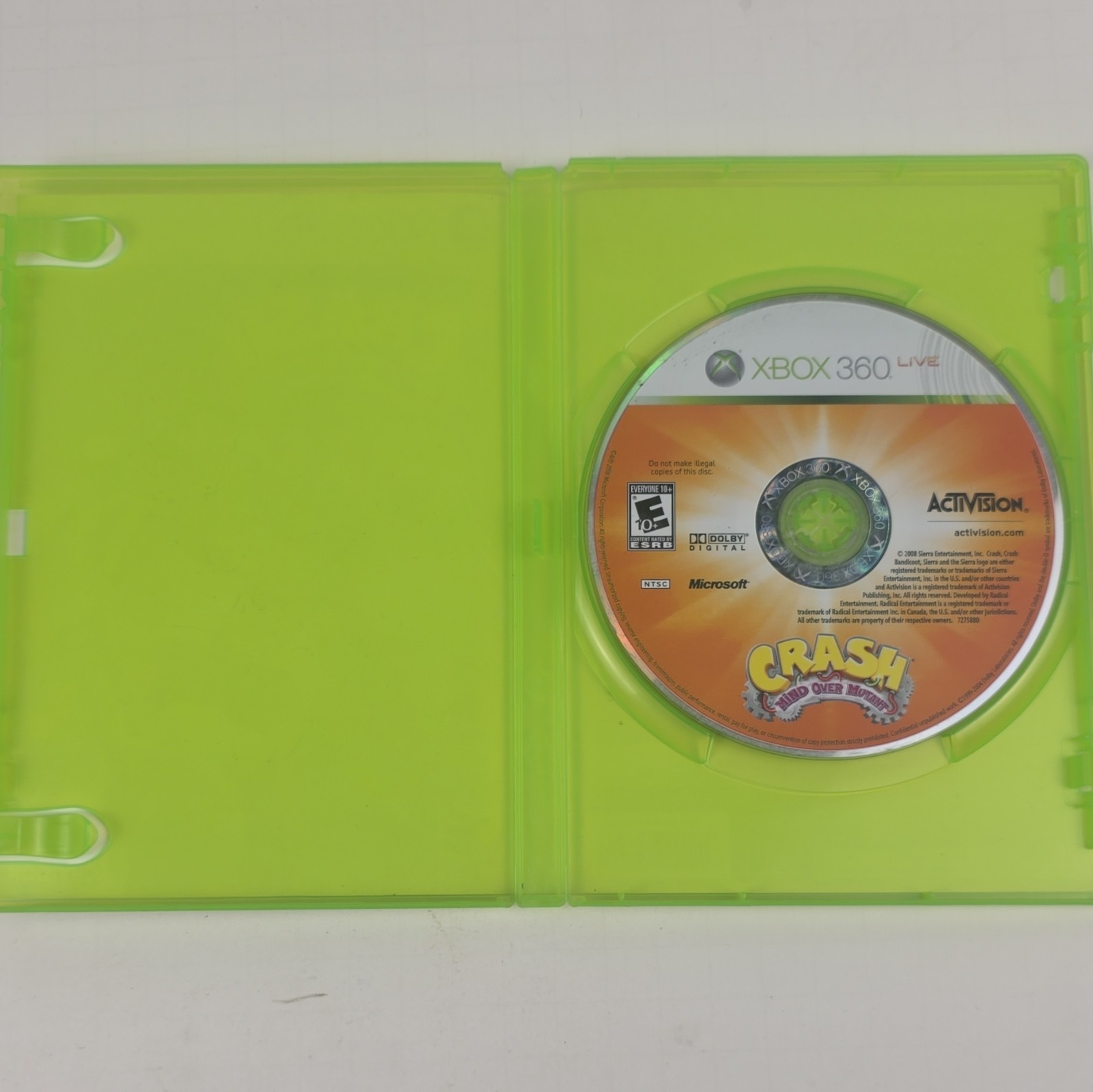 Activision Crash: Mind Over Mutant (Xbox 360) E10+ NTSC-U/C Crash Bandicoot