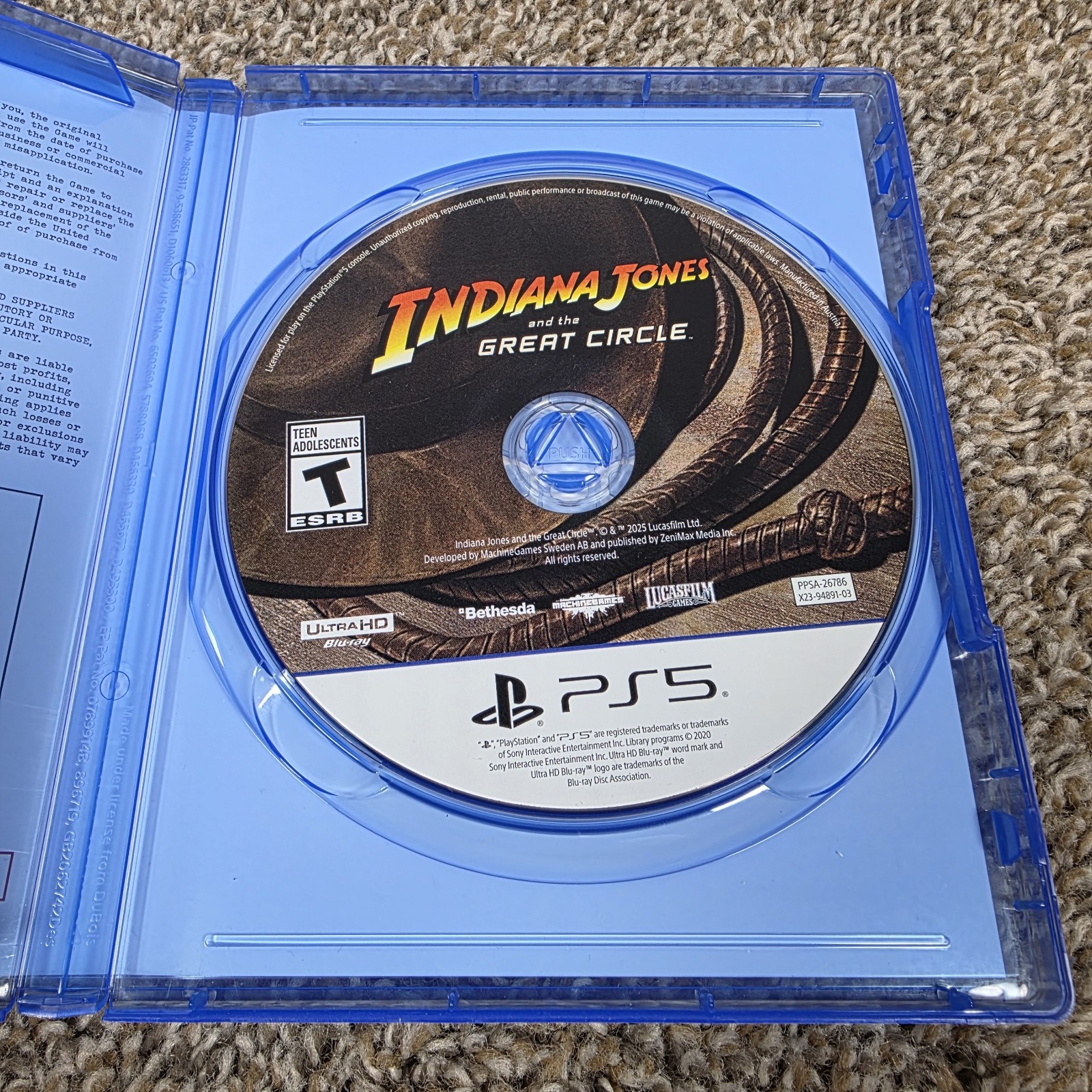 Indiana Jones And The Great Circle PS5 – Sony PlayStation 5