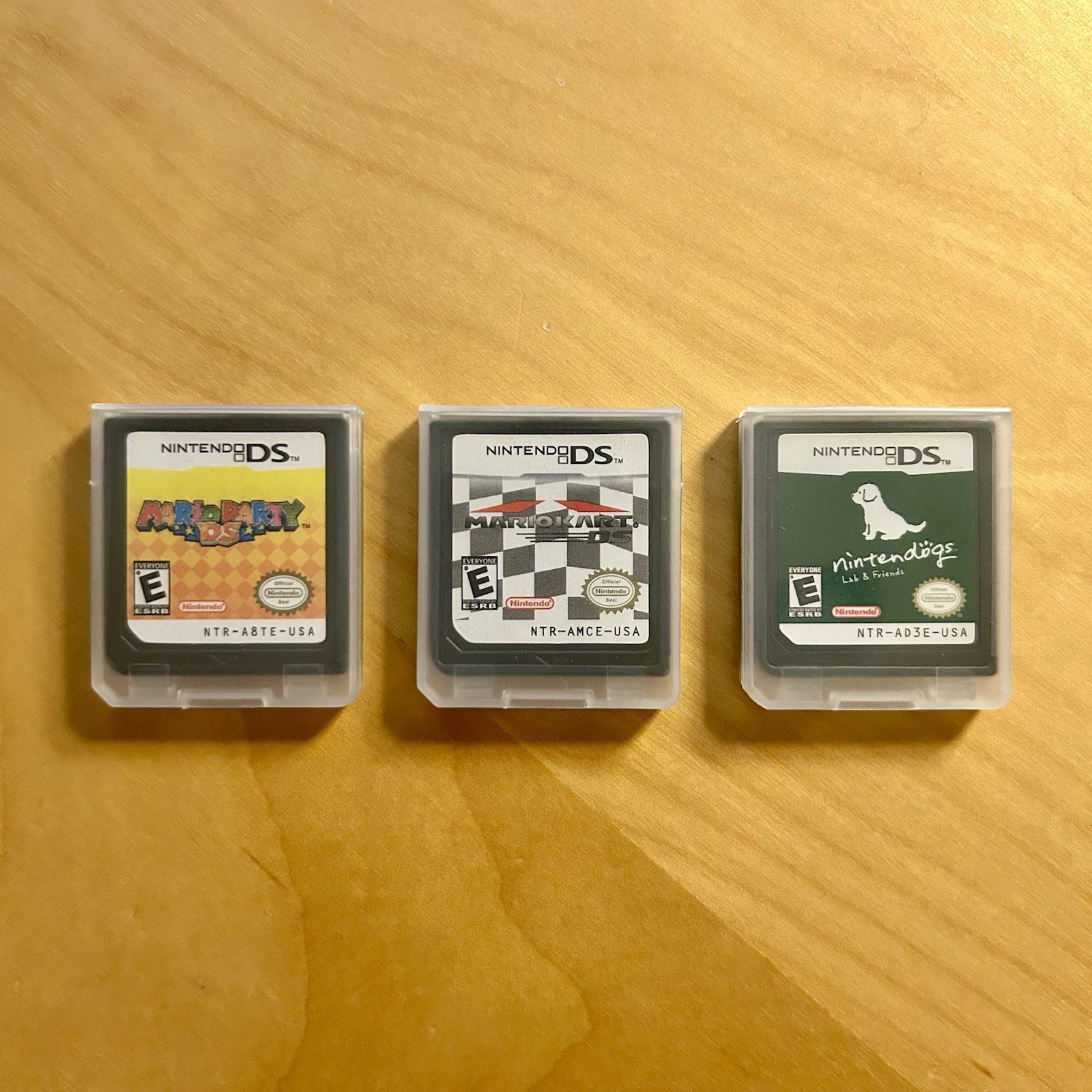 Nintendo DS Games Mario Party, Mario Kart, Nintendogs Lab & Friends Cartridges